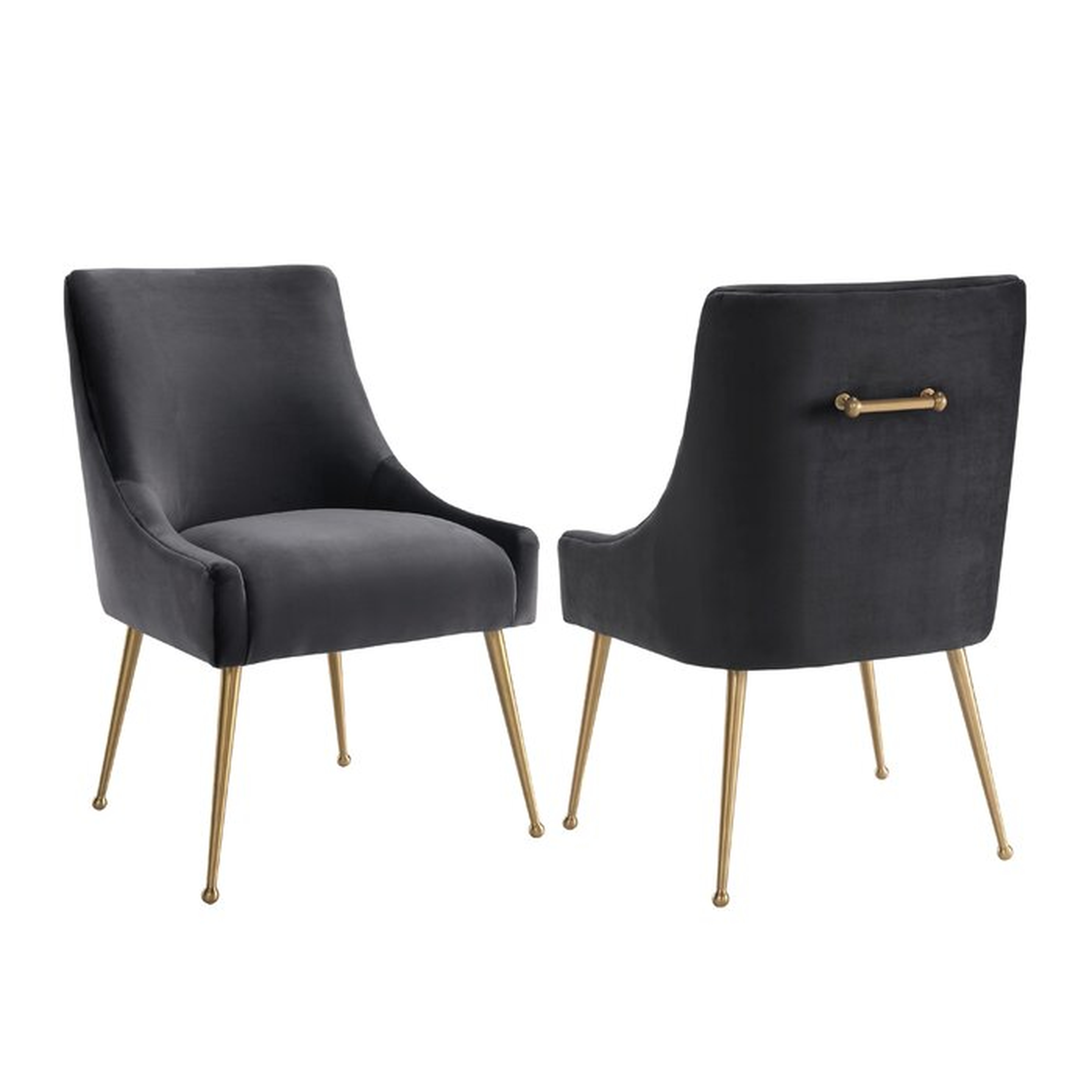 Dusek Velvet Upholstered Side Chair - Wayfair