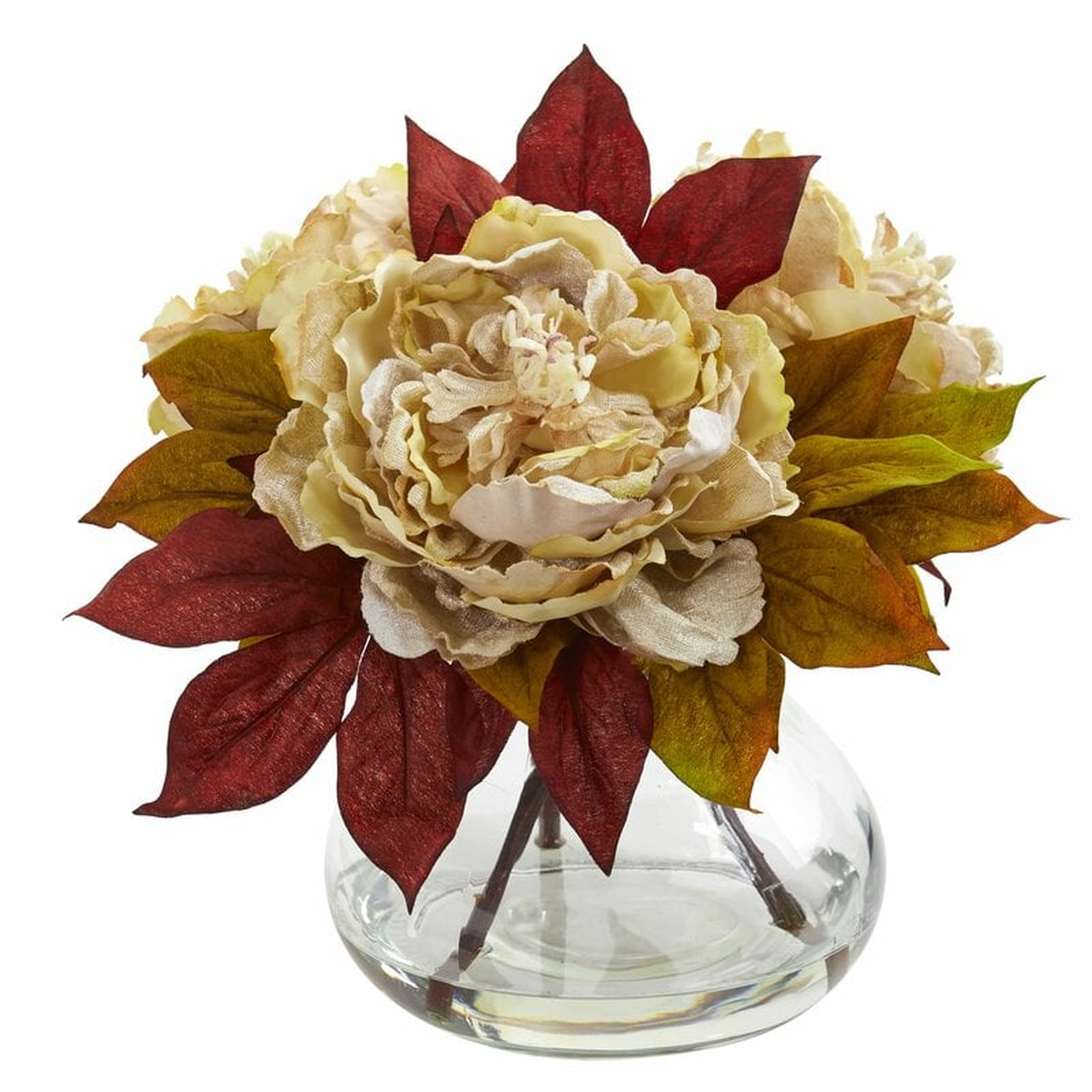 Artificial Peonies Centerpieces in Vase - Wayfair