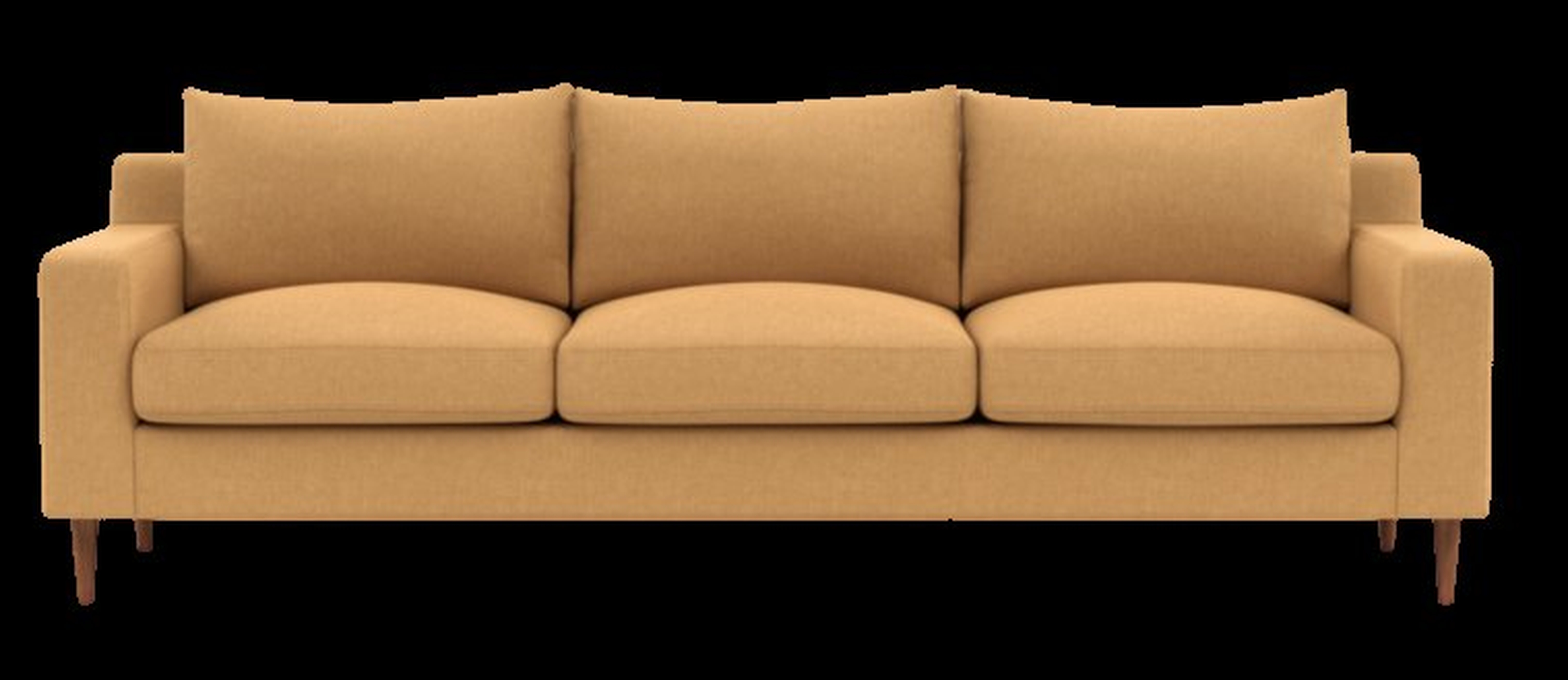 SLOAN 3-Seat Sofa - Honey - Interior Define