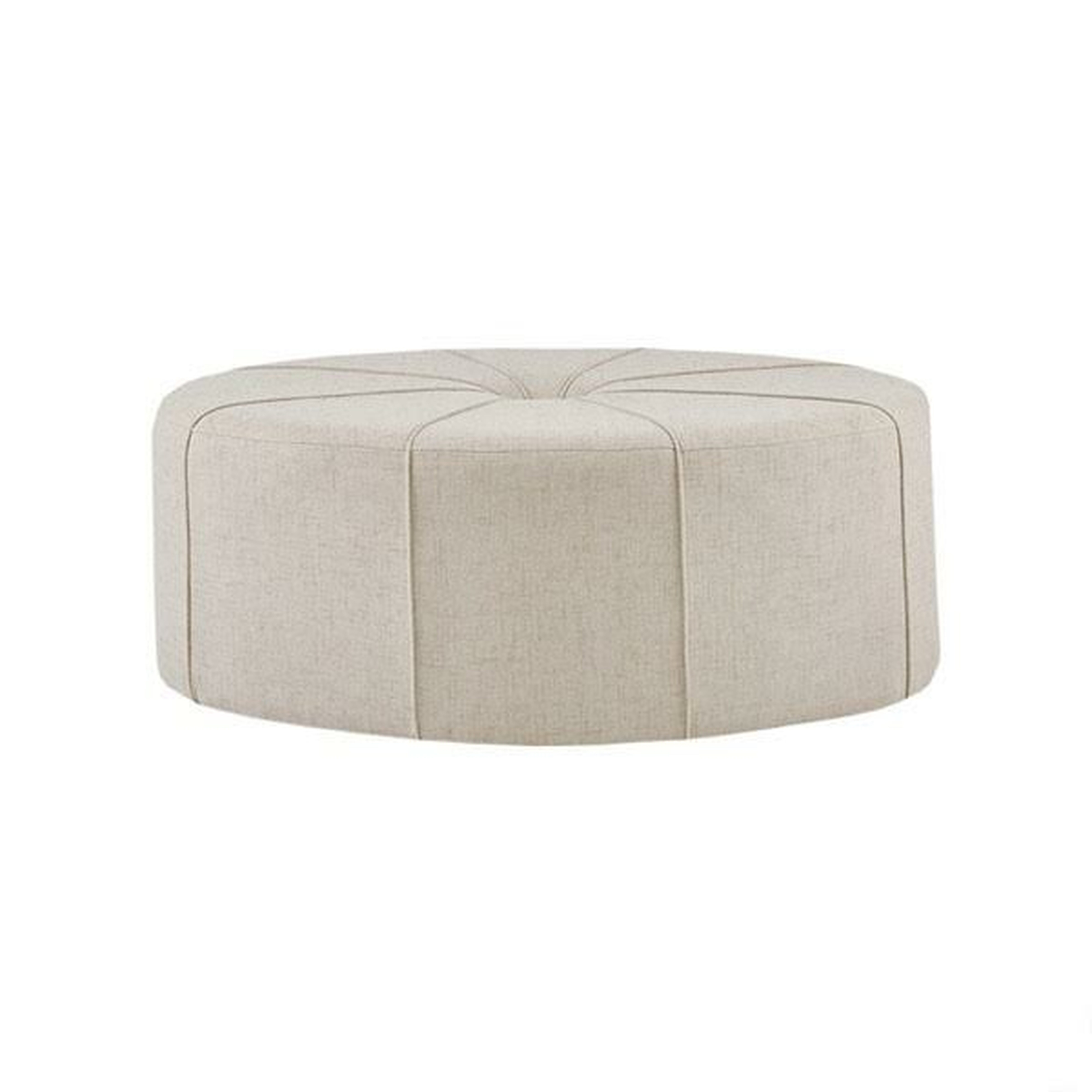 Telly 48.5" Wide Tufted Oval Cocktail Ottoman - Wayfair