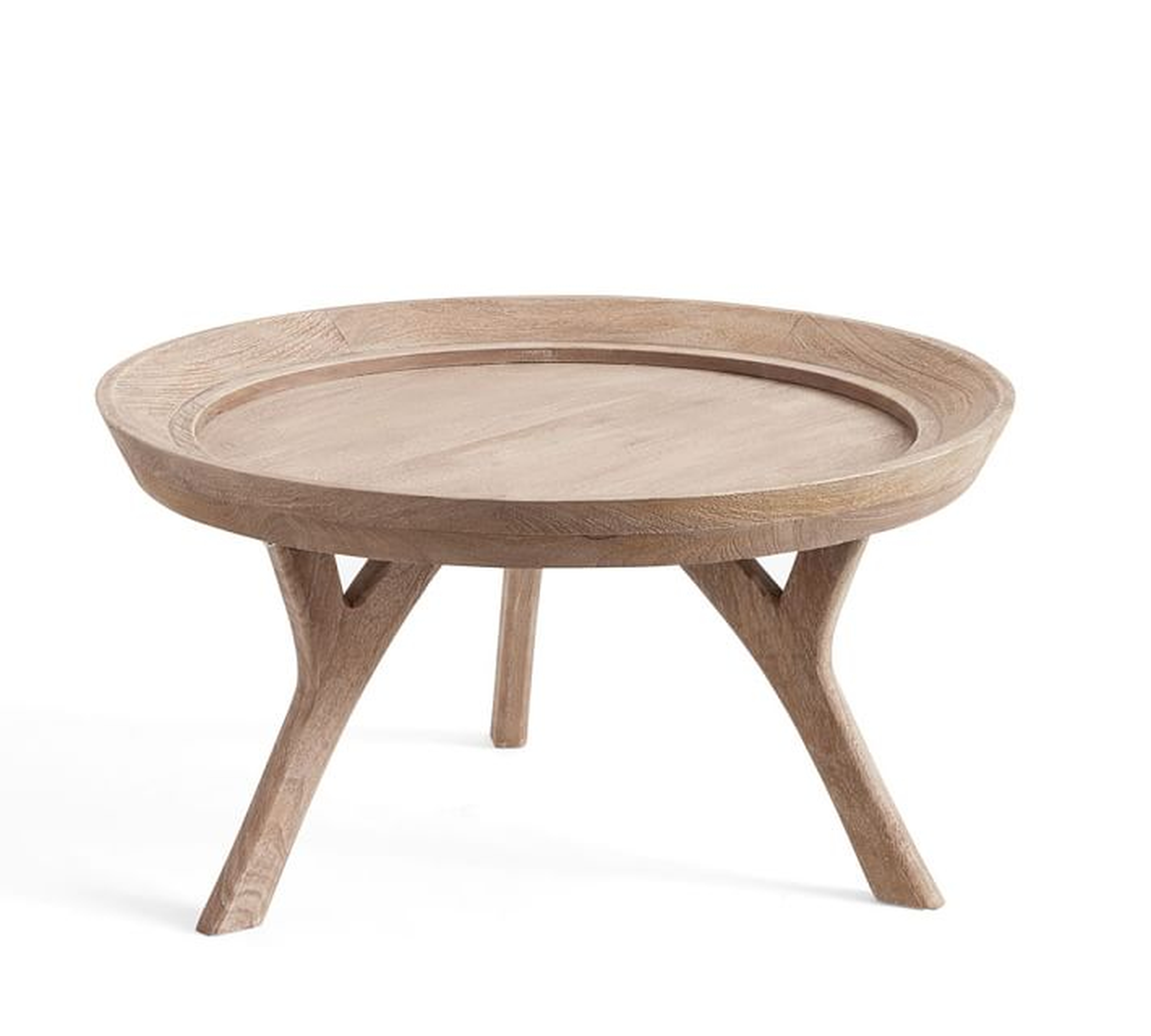 Moraga Round Wood Coffee Table - Pottery Barn