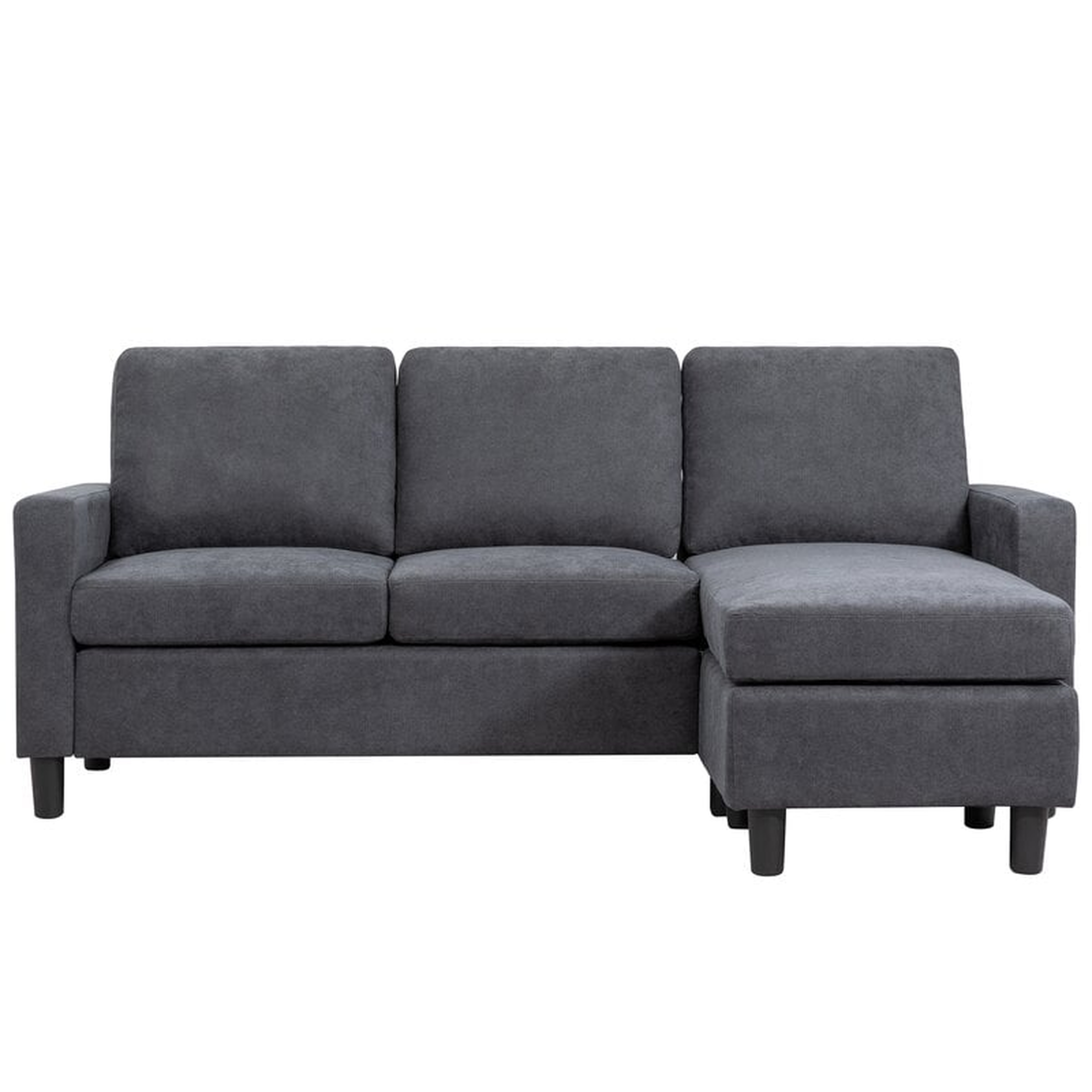 Glendo 77.55" Wide Reversible Modular Sofa & Chaise with Ottoman - Wayfair
