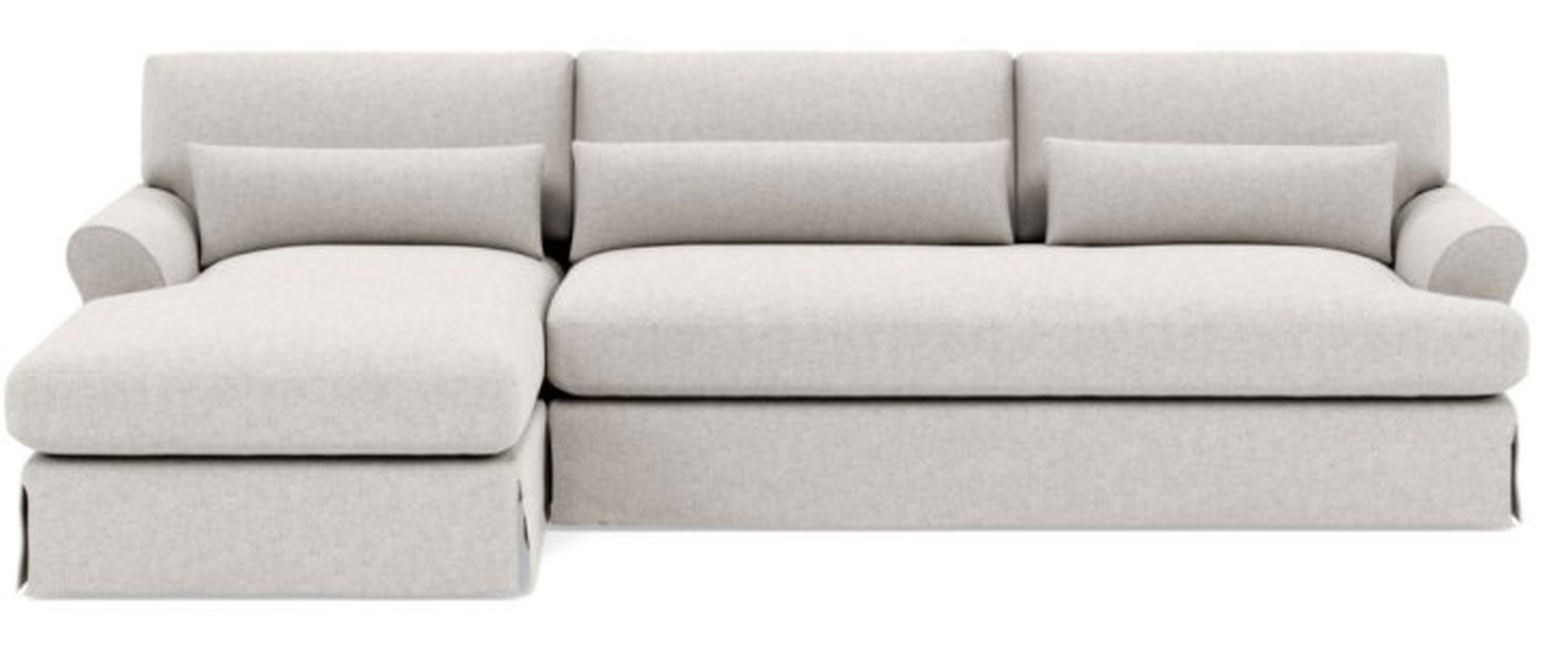 MAXWELL SLIPCOVERED Slipcovered Sectional Sofa with Left Chaise - Interior Define