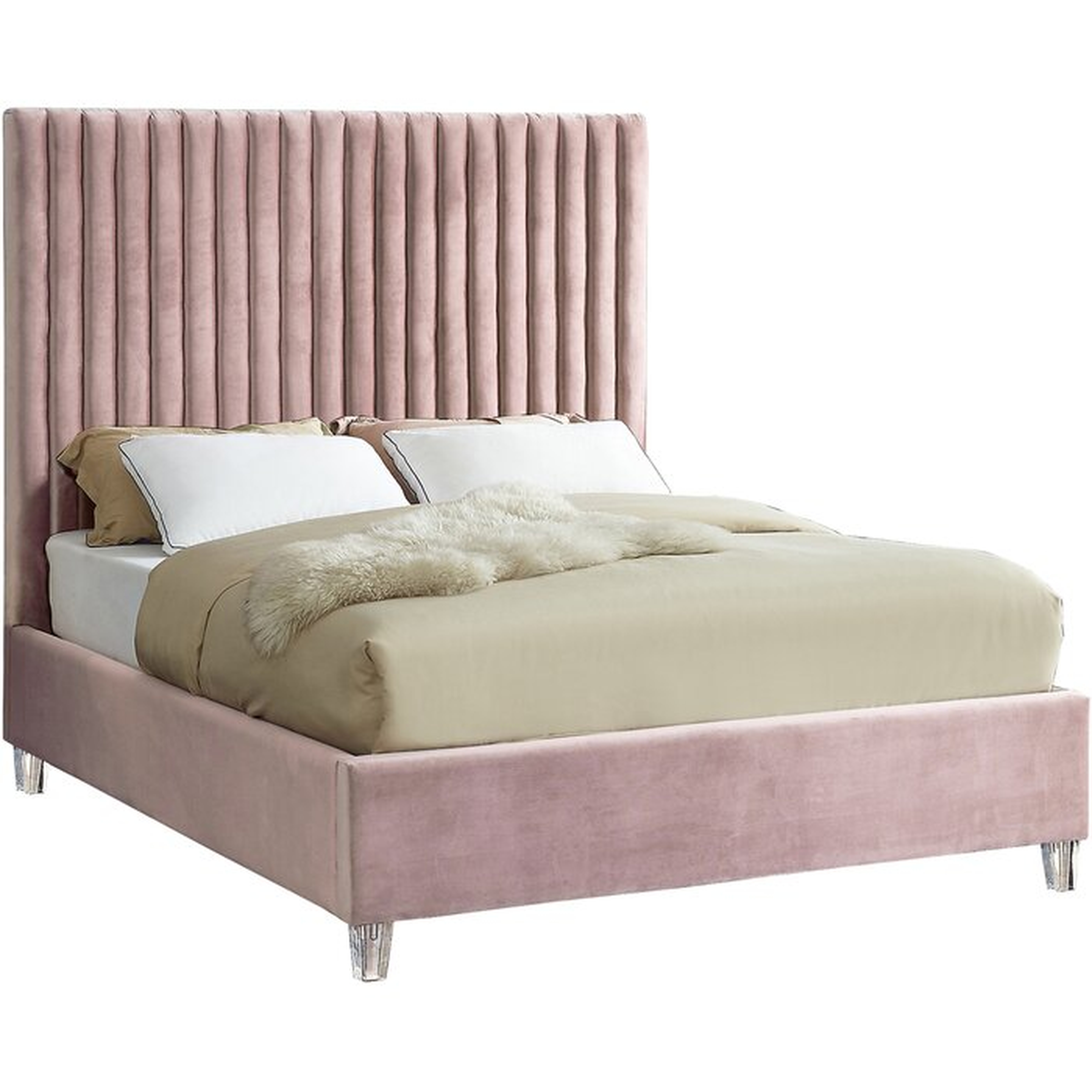 Fuiloro Upholstered Tufted Low Profile Platform Bed - Wayfair
