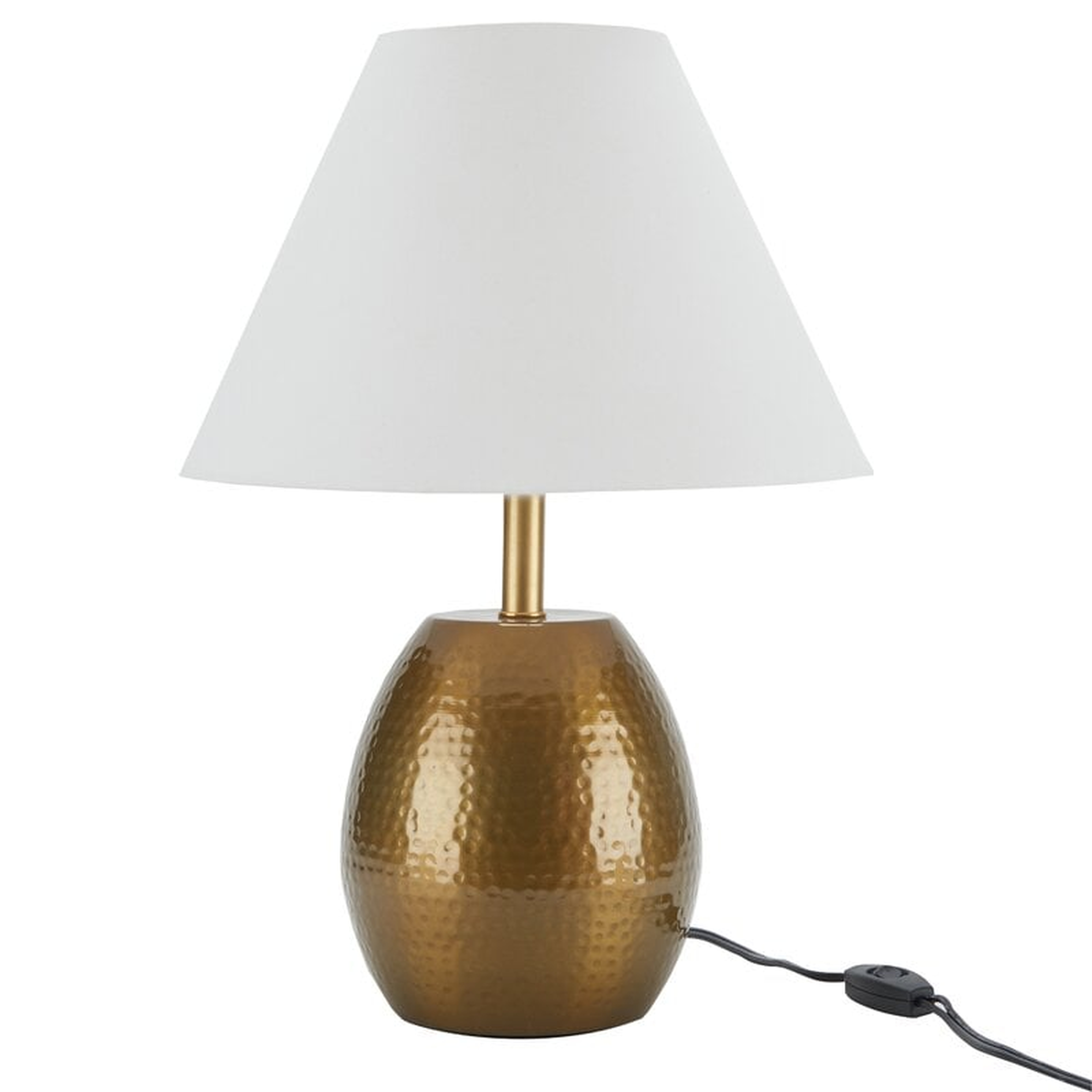 Hammered Gold Table Lamp - Wayfair