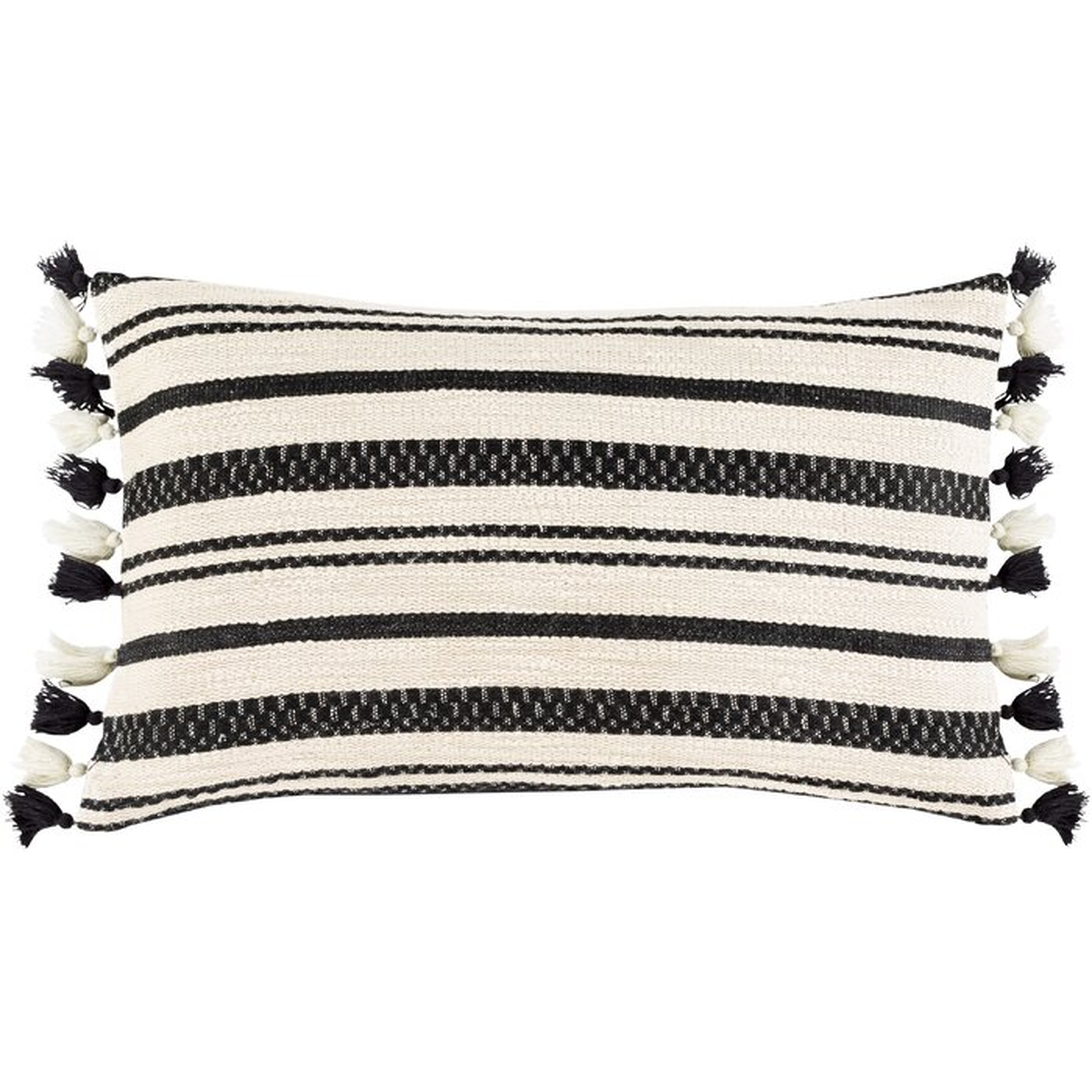 Rankins Cotton Striped Lumbar Pillow - AllModern