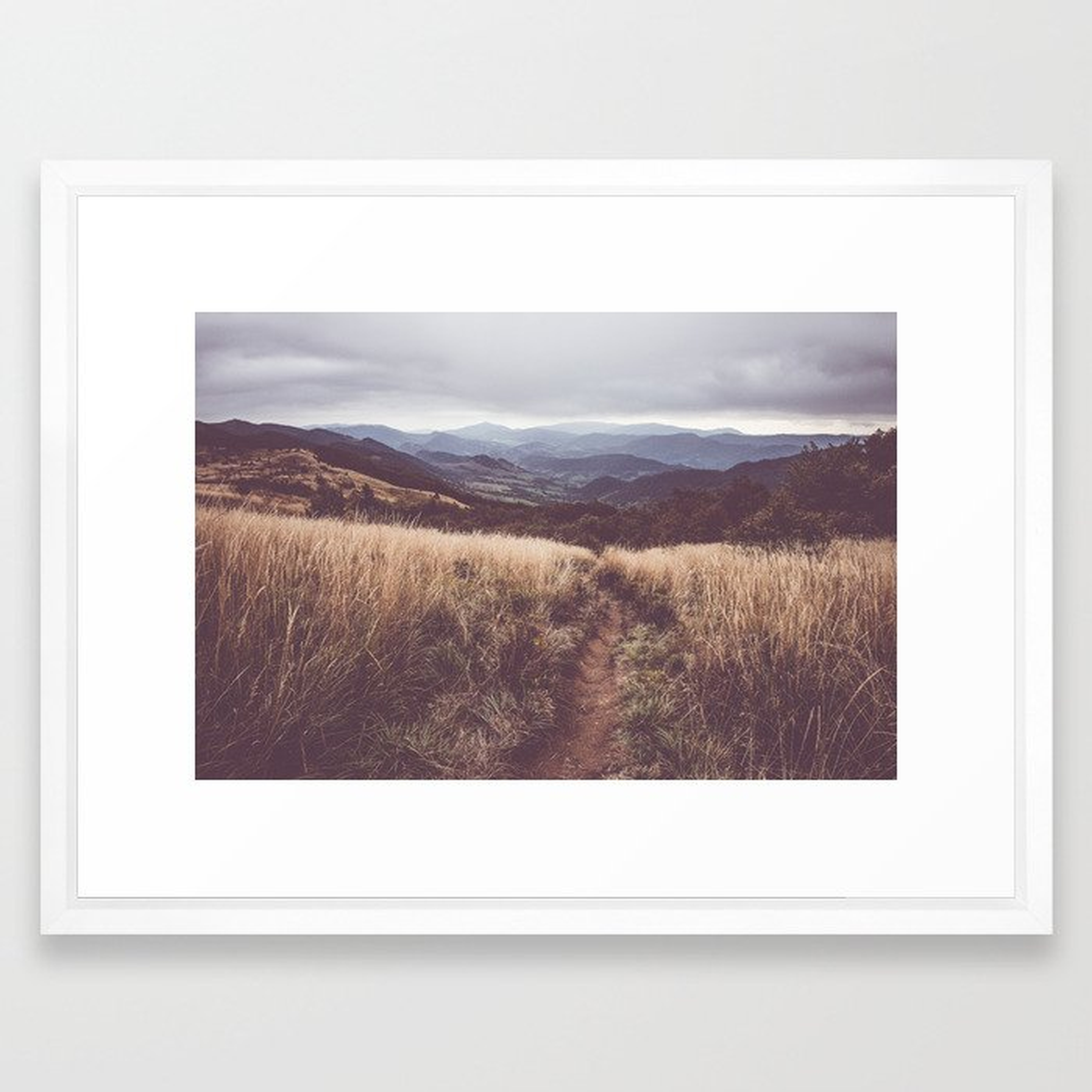 Bieszczady Mountains - Landscape and Nature Photography Framed Art Print, 20 "x 26" - Society6