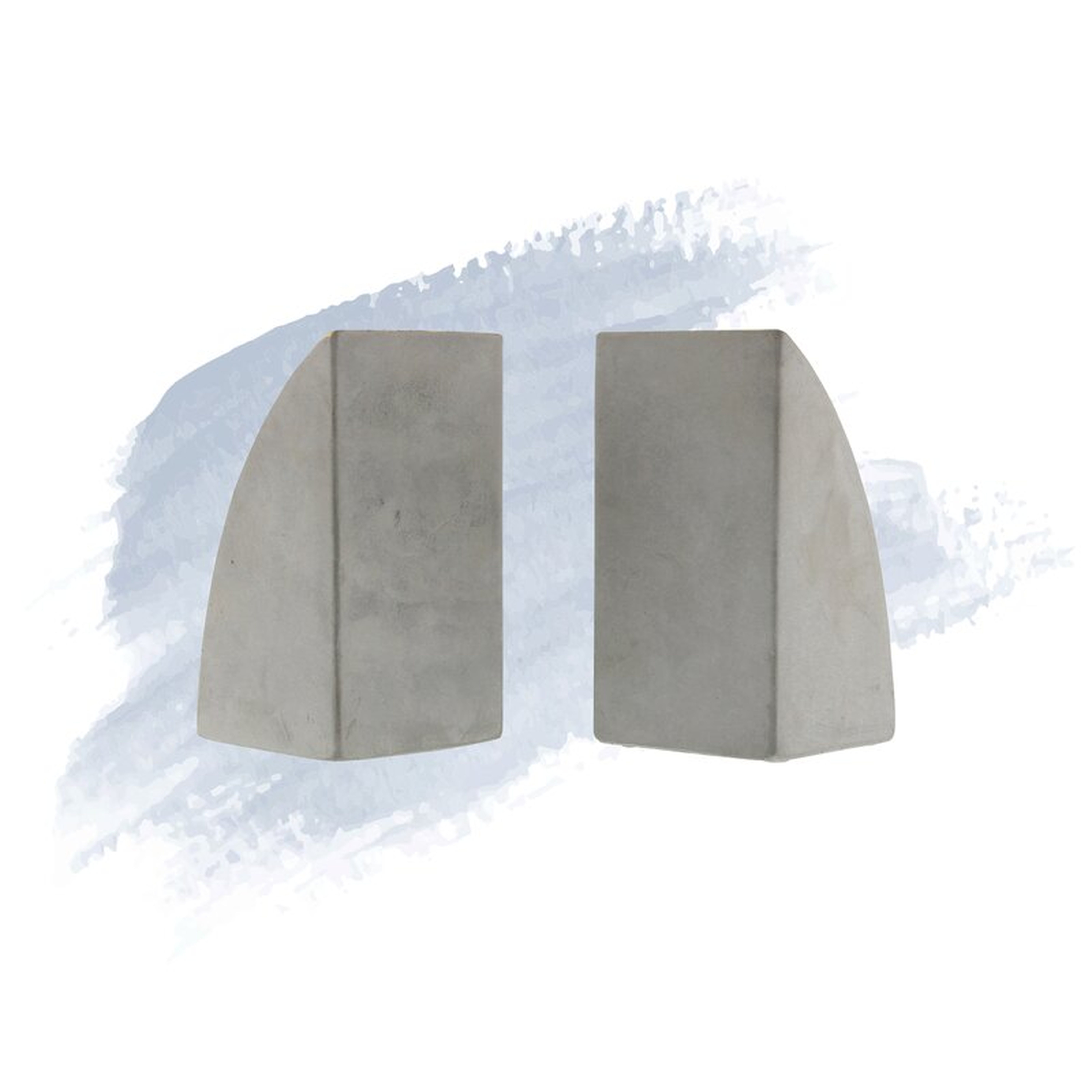 Geometric Bookends (Set of 2) - Wayfair