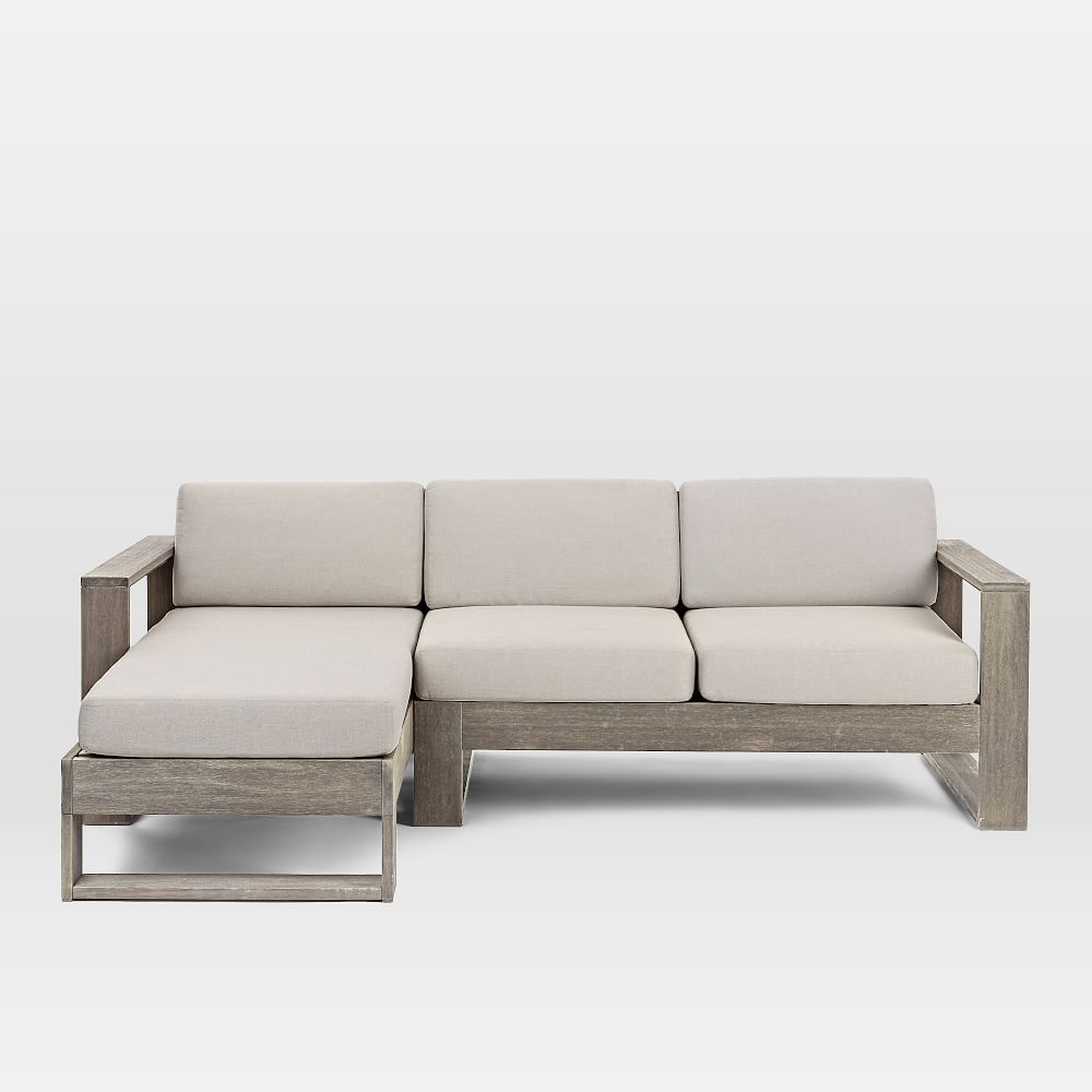Portside Collection Outdoor 2 Piece Chaise Sectional - West Elm