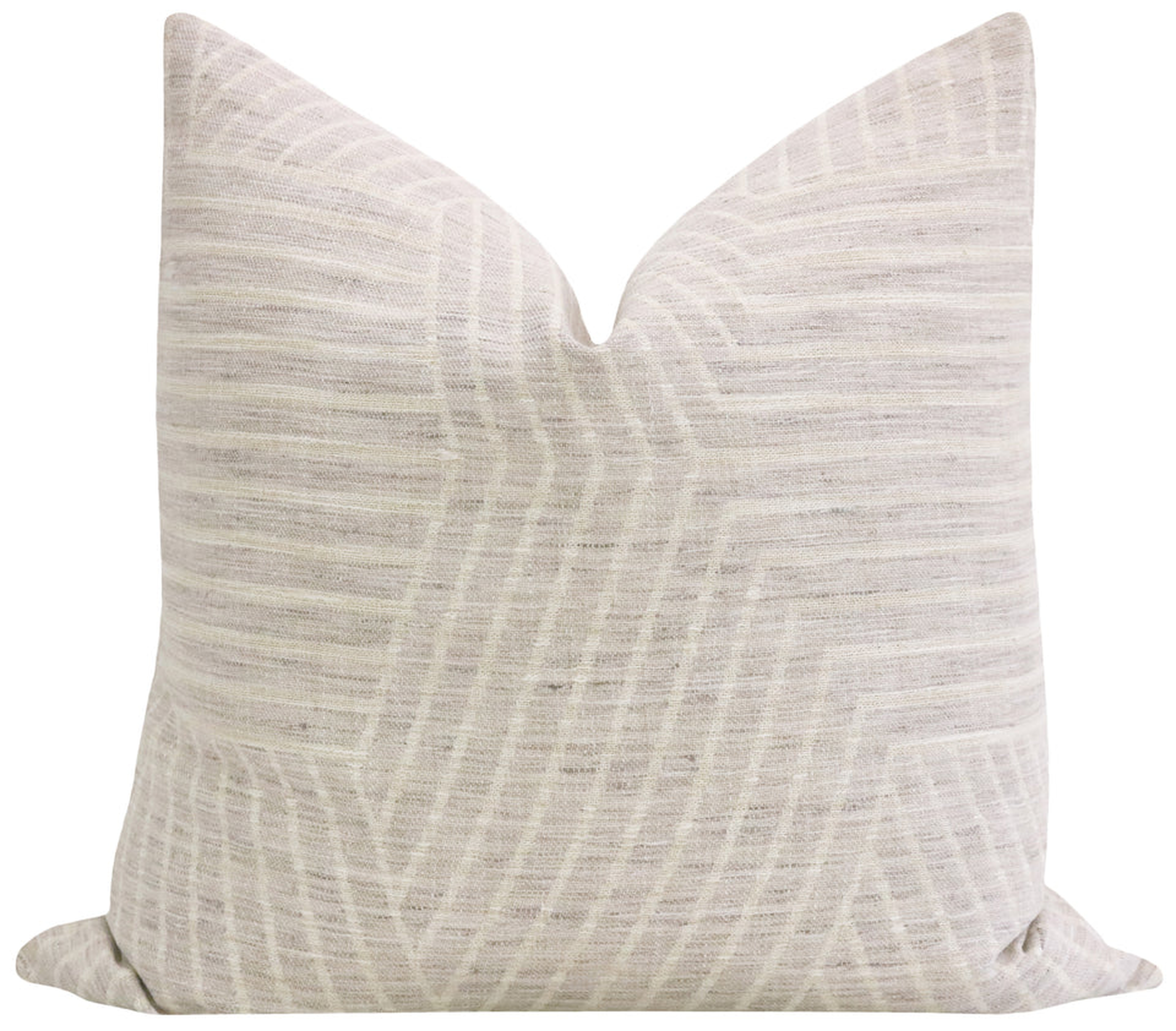 LABYRINTH LINEN // OYSTER - 14" X 36" - Little Design Company