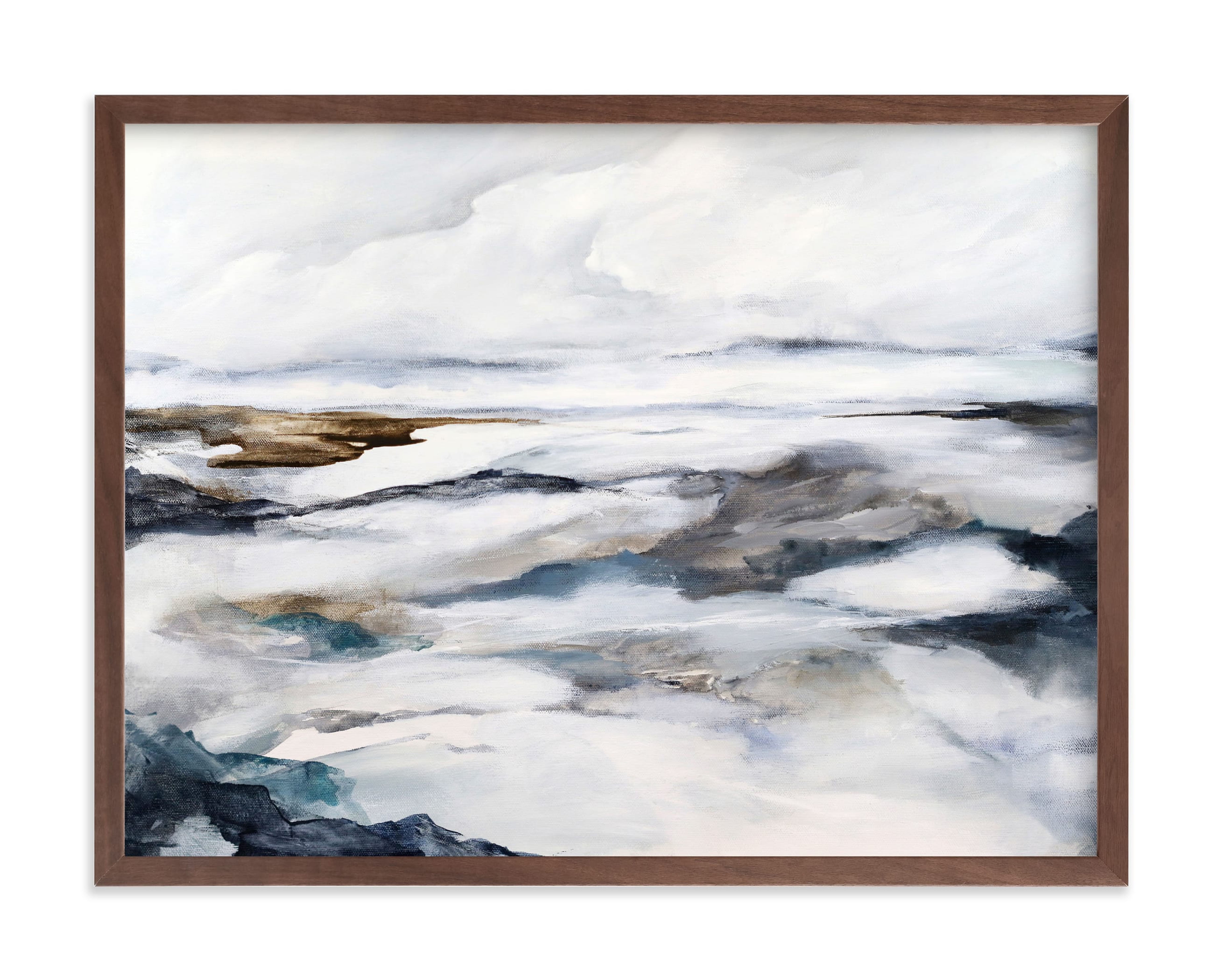 Arctic Spring - 24" x 18" - Walnut Wood Frame - Standard - Minted