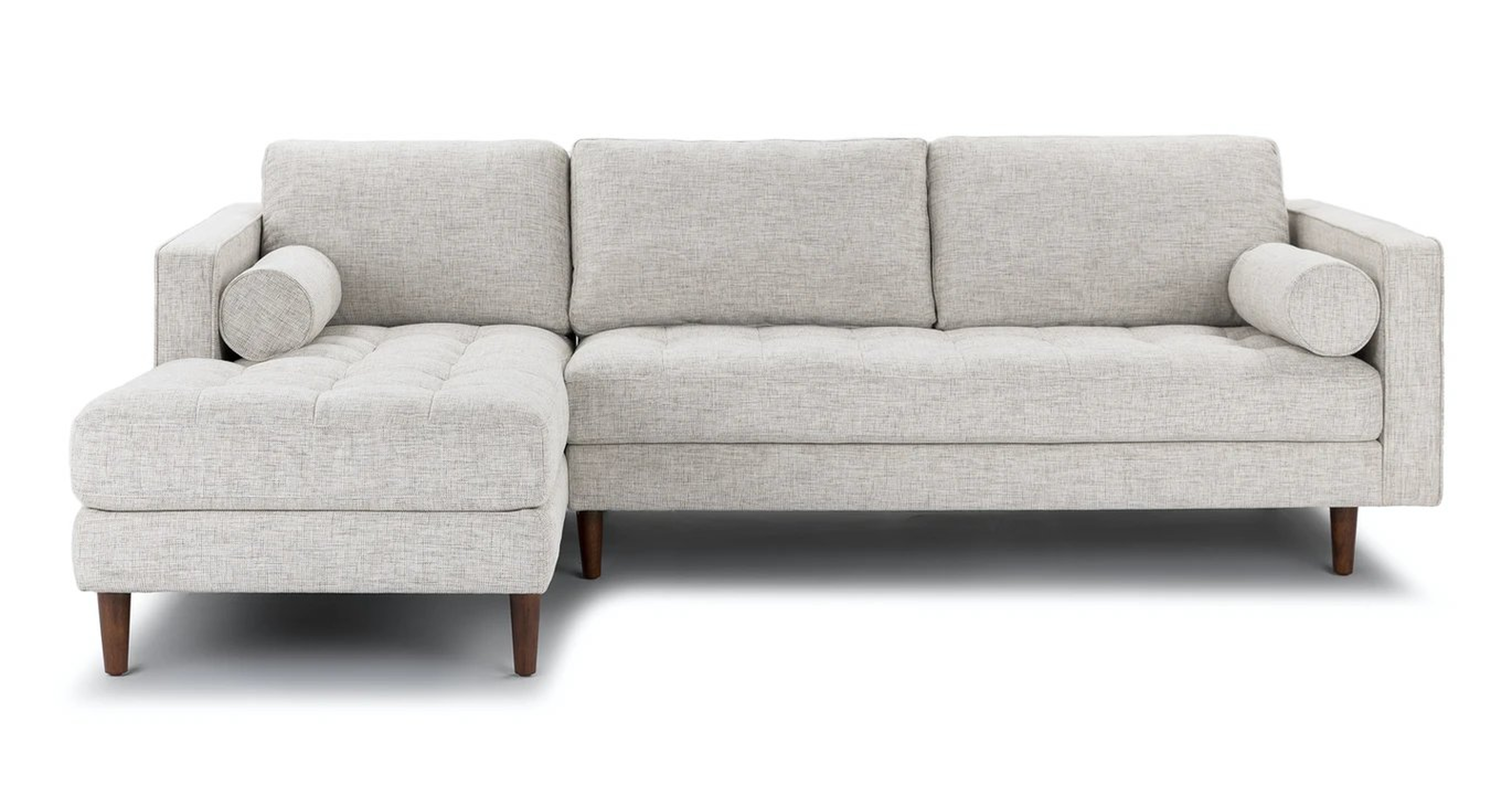 Sven Left Sectional Sofa, Birch Ivory - Article
