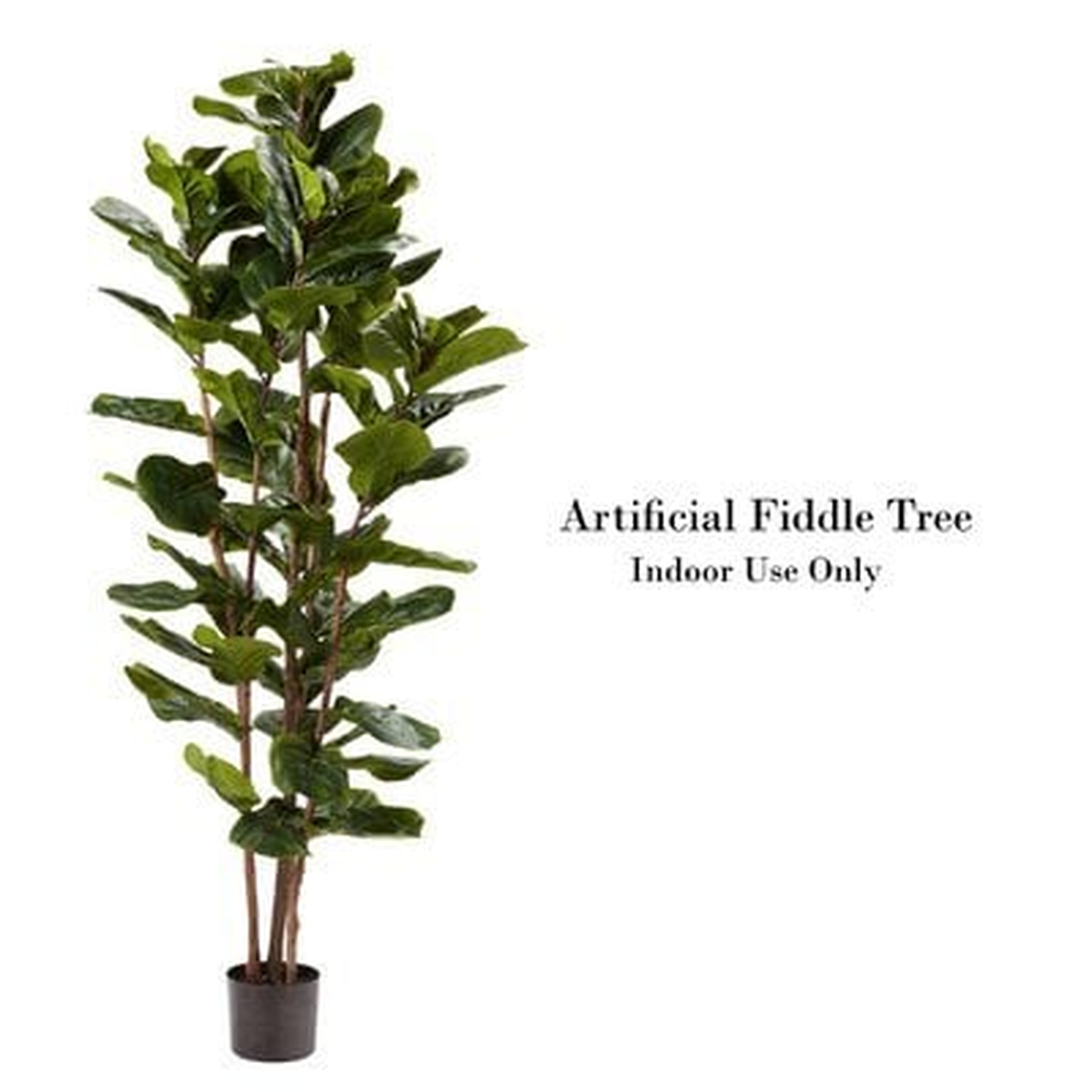 Artificial Fiddle Leaf Fig Tree in Pot - Wayfair
