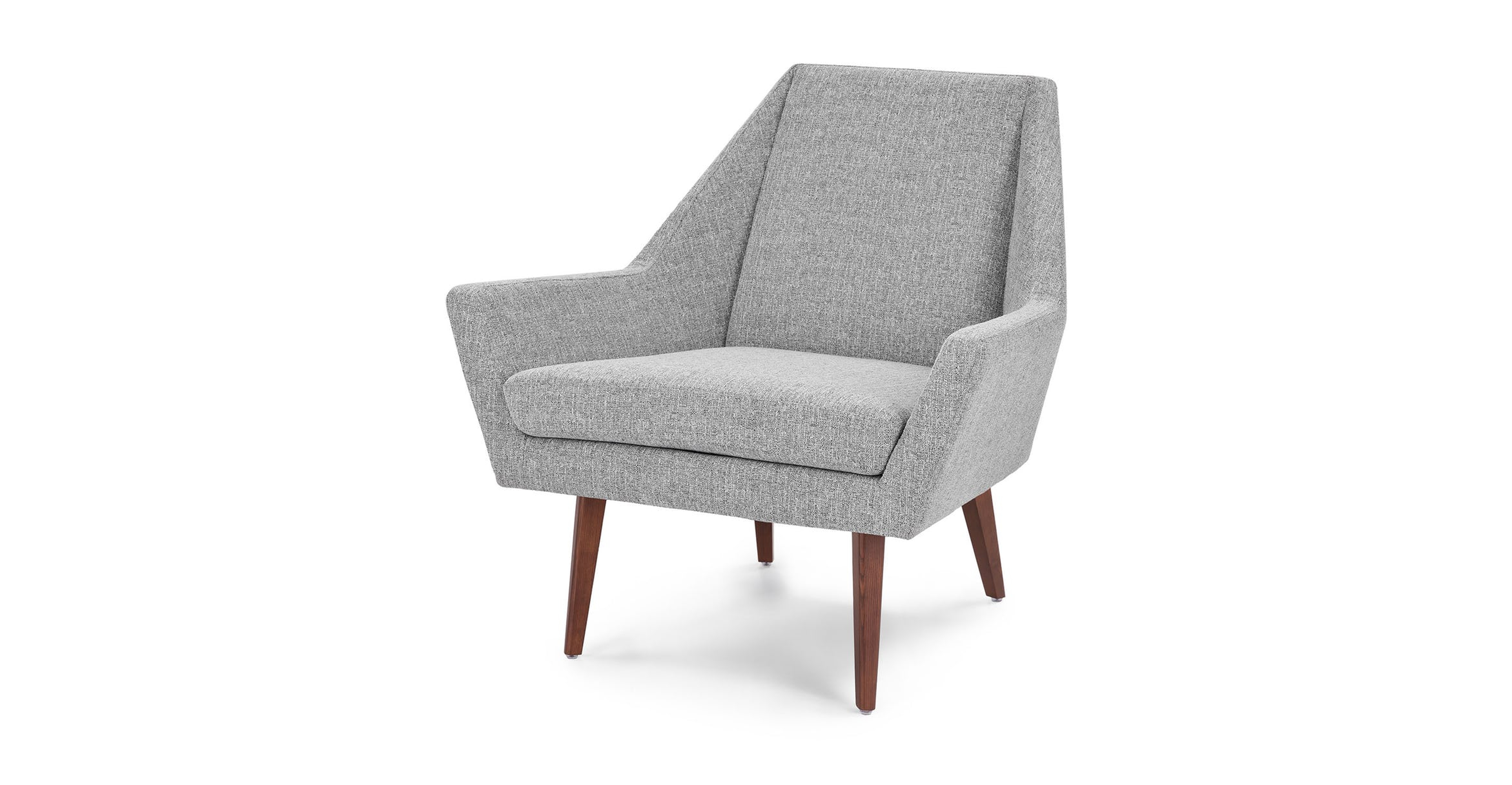 Angle Speckle Chair, Gray - Article
