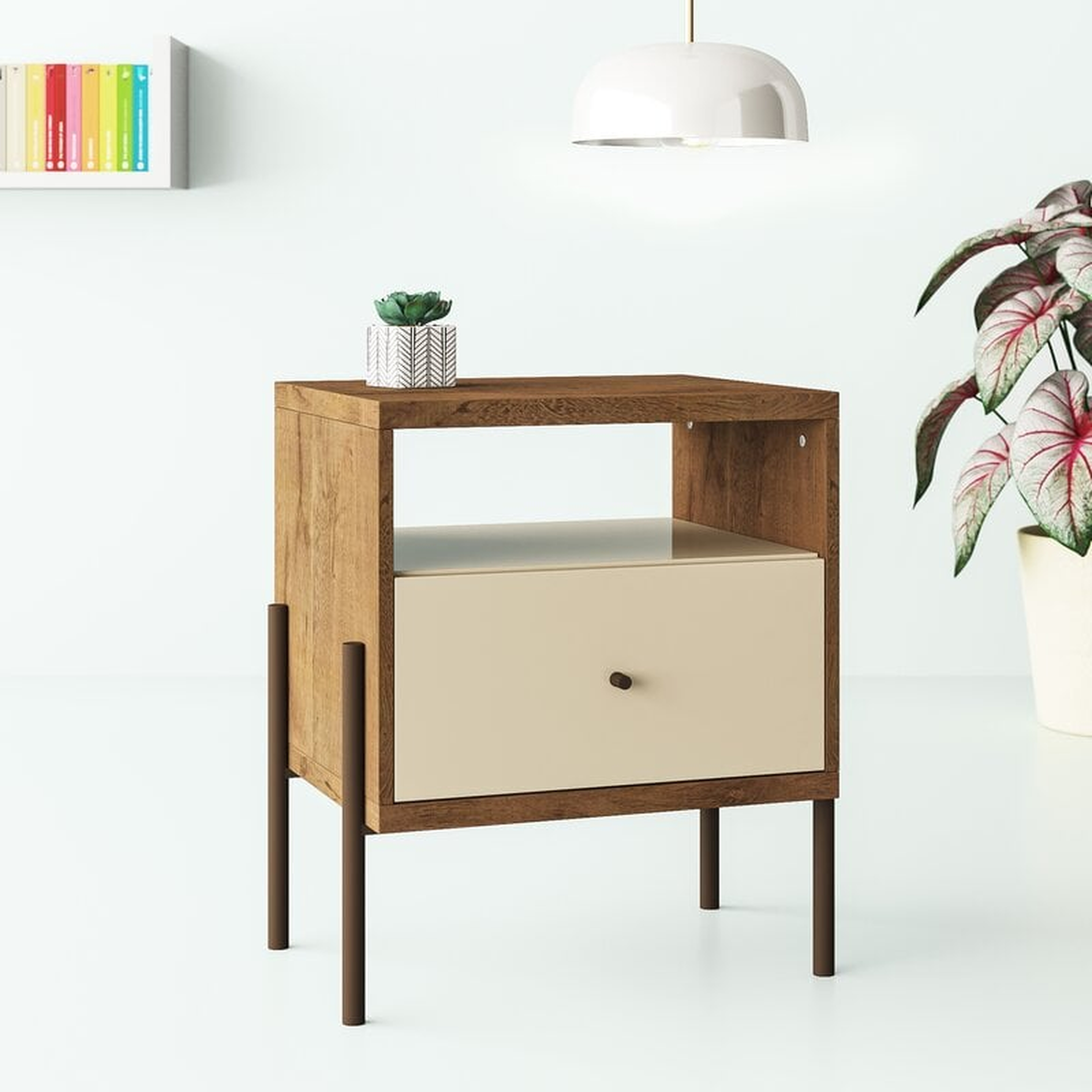 Alviso 1 Drawer Nightstand - Wayfair
