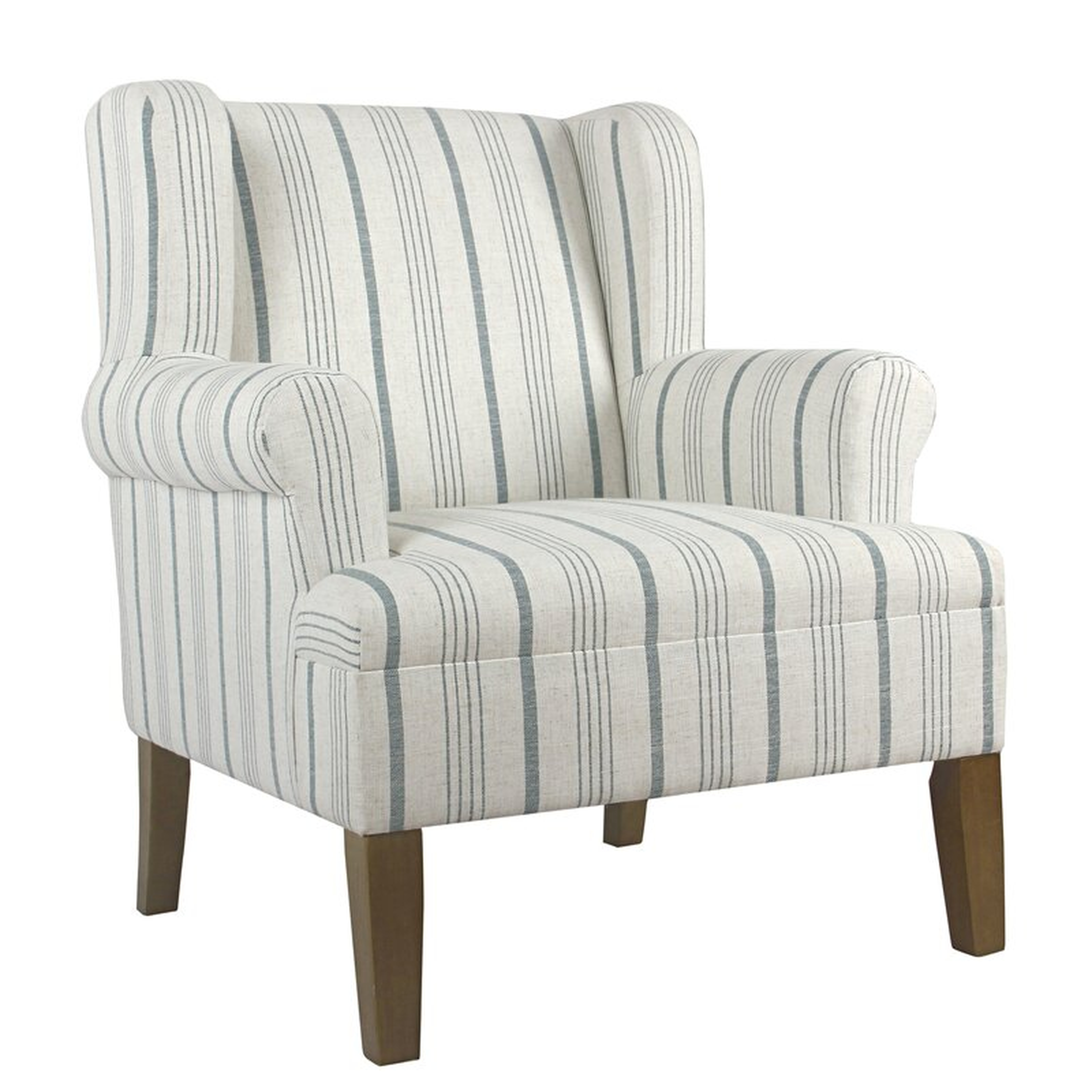 Atkinson 31.5" Wide Polyester Wingback Chair - Wayfair
