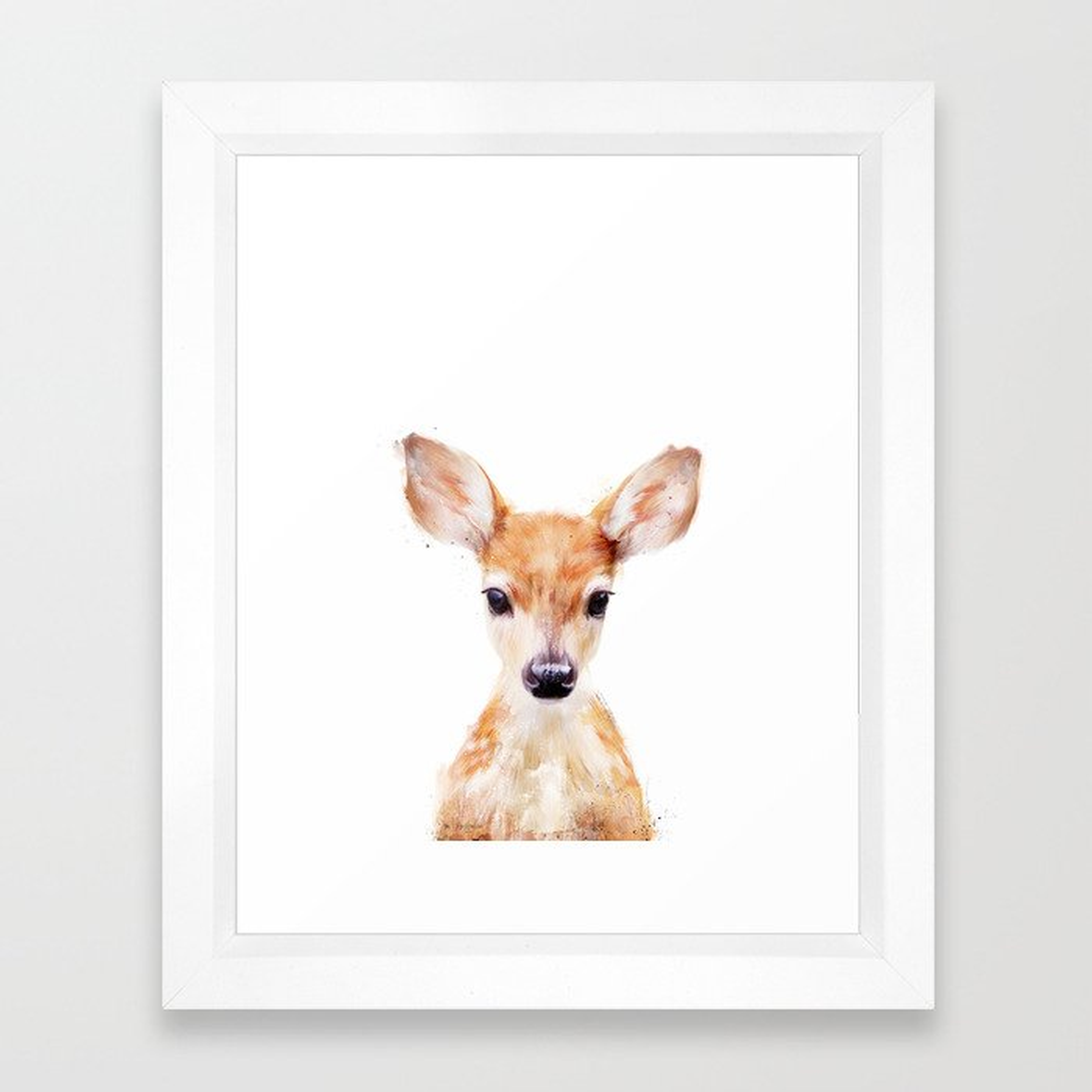 Little Deer Framed Art Print - Society6