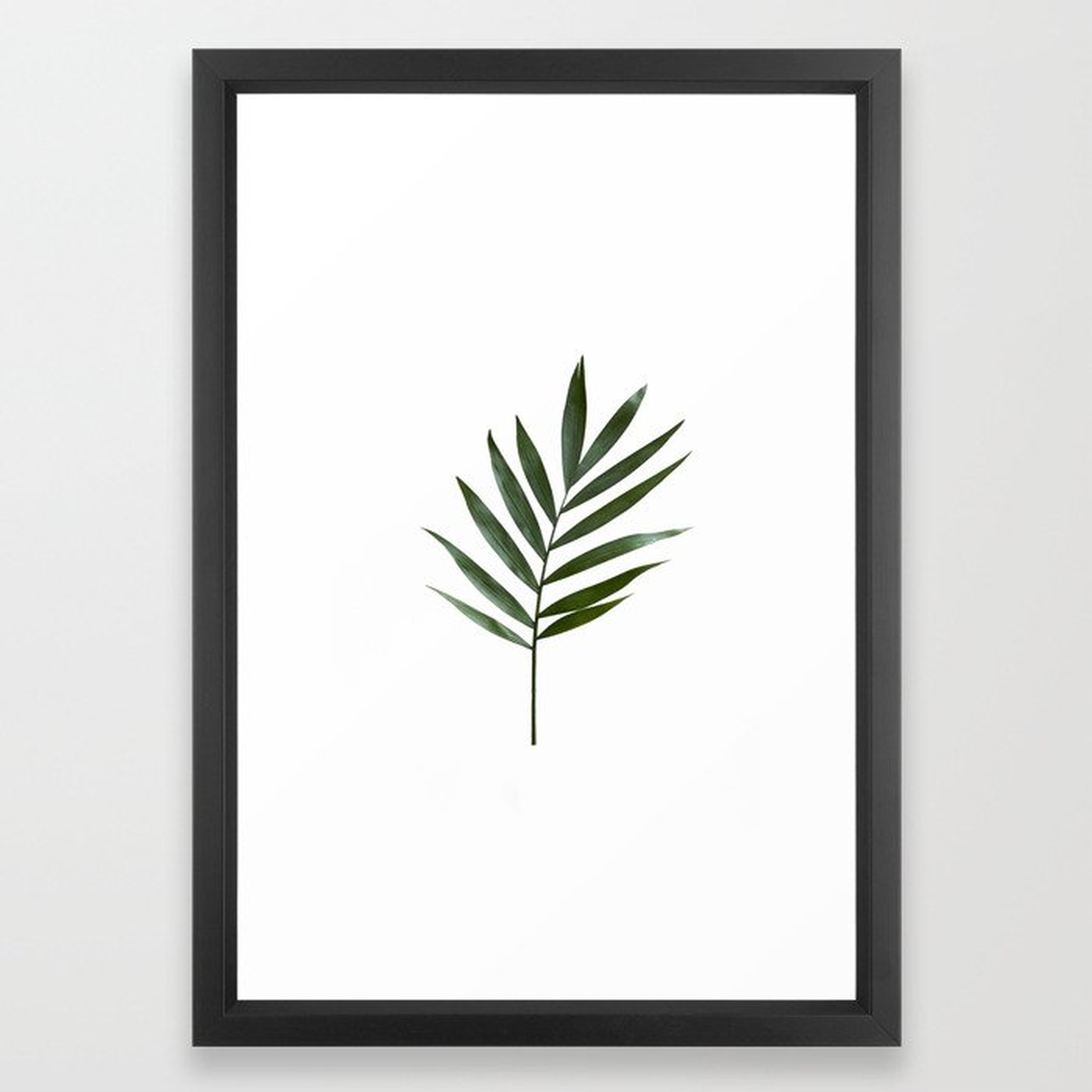 Plant Leaves Framed Art Print - Society6