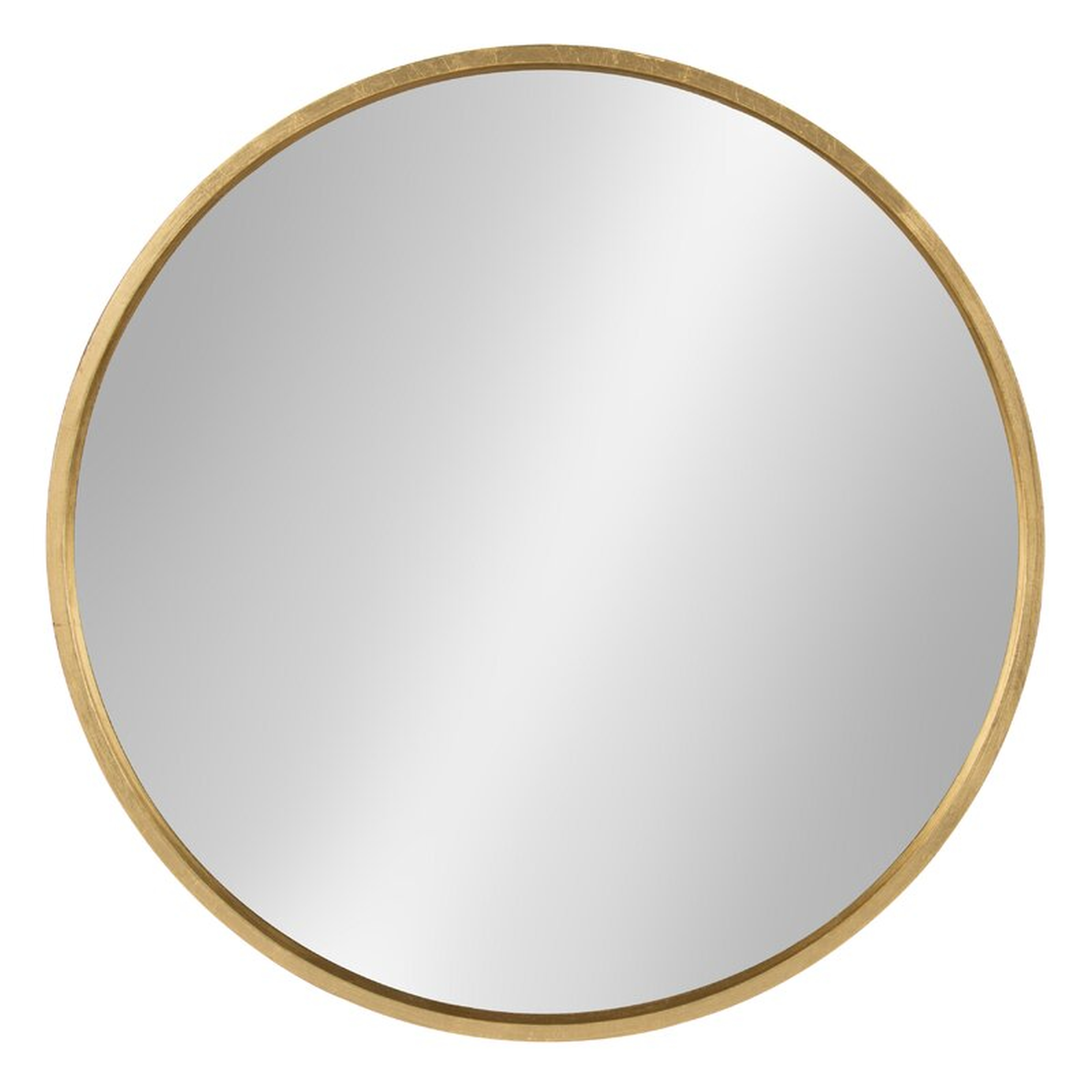 31.5" x 31.5" Gold Swagger Modern & Contemporary Accent Mirror - Wayfair