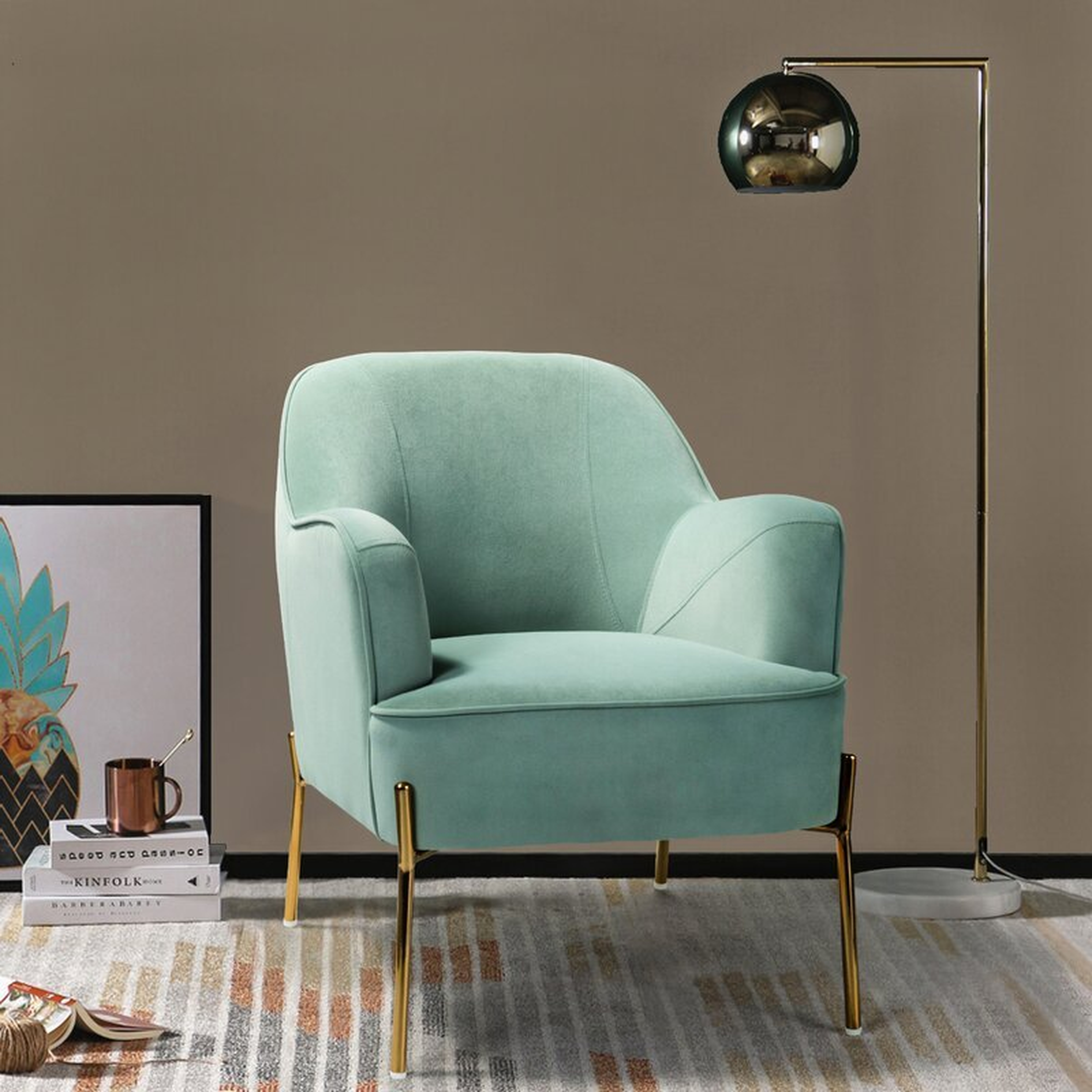 Cleo 26'' Wide Velvet Armchair - Wayfair