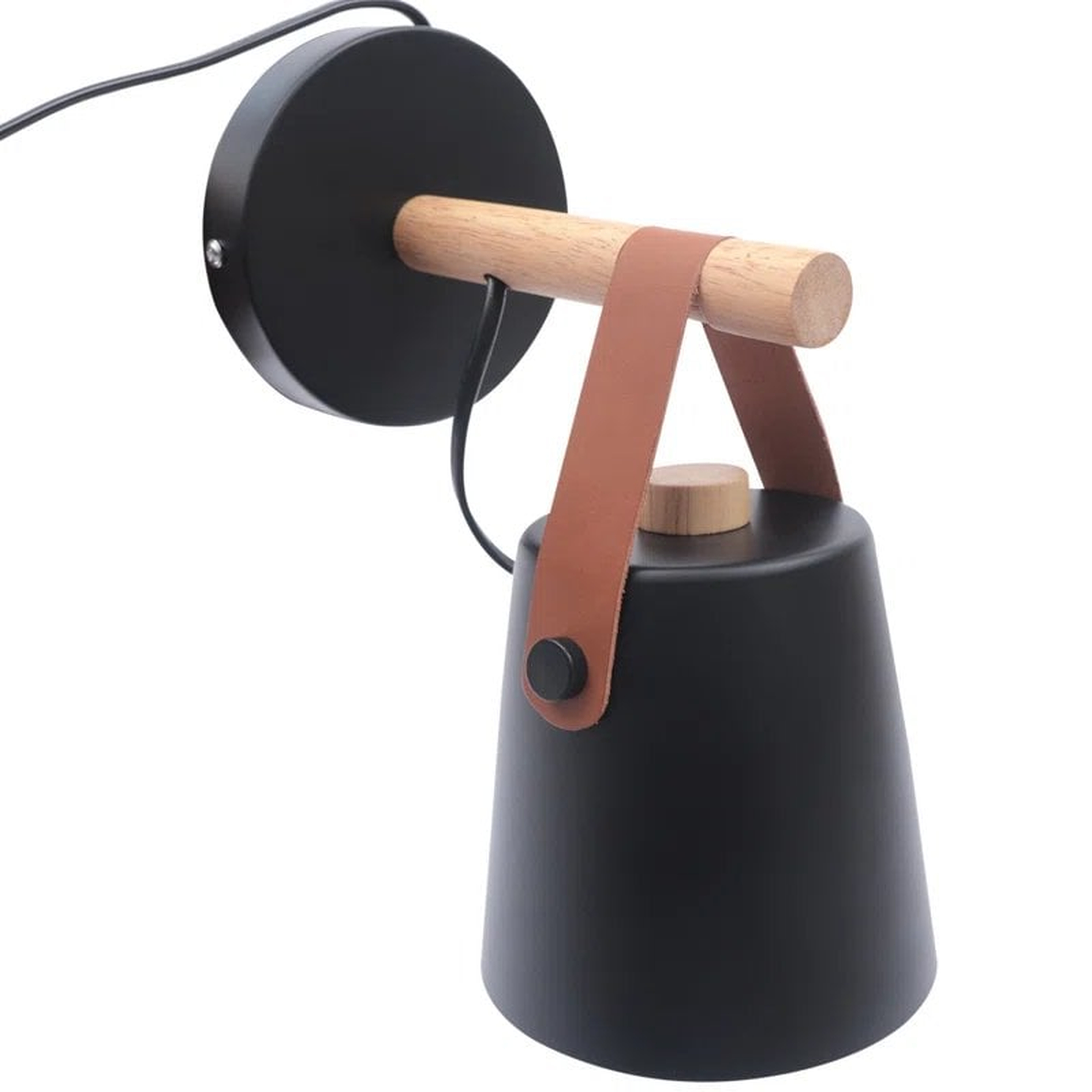 Merillat Iron Plug-in Armed Sconce - Wayfair