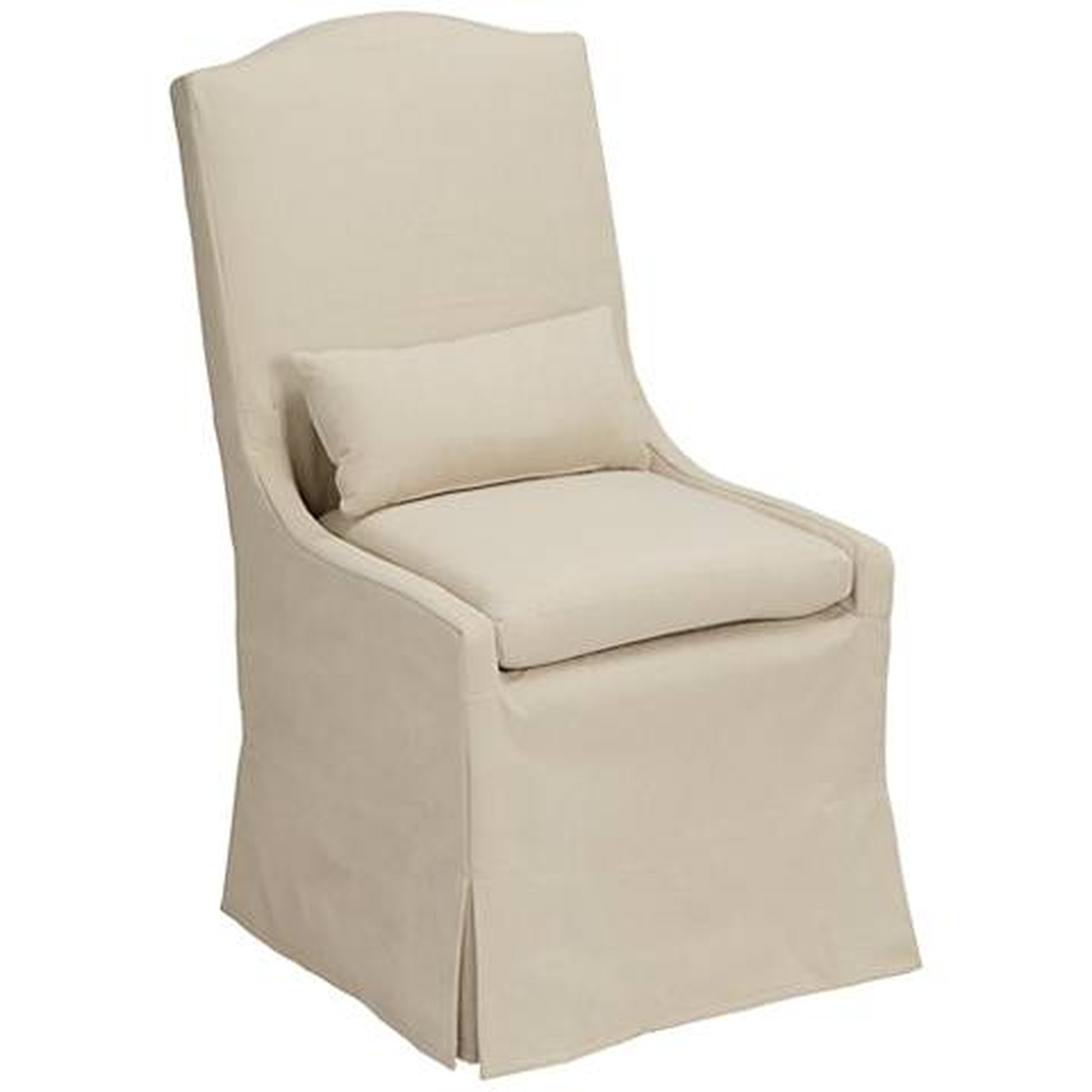 Hamlet Pebble Slipcover Dining Chair - Lamps Plus