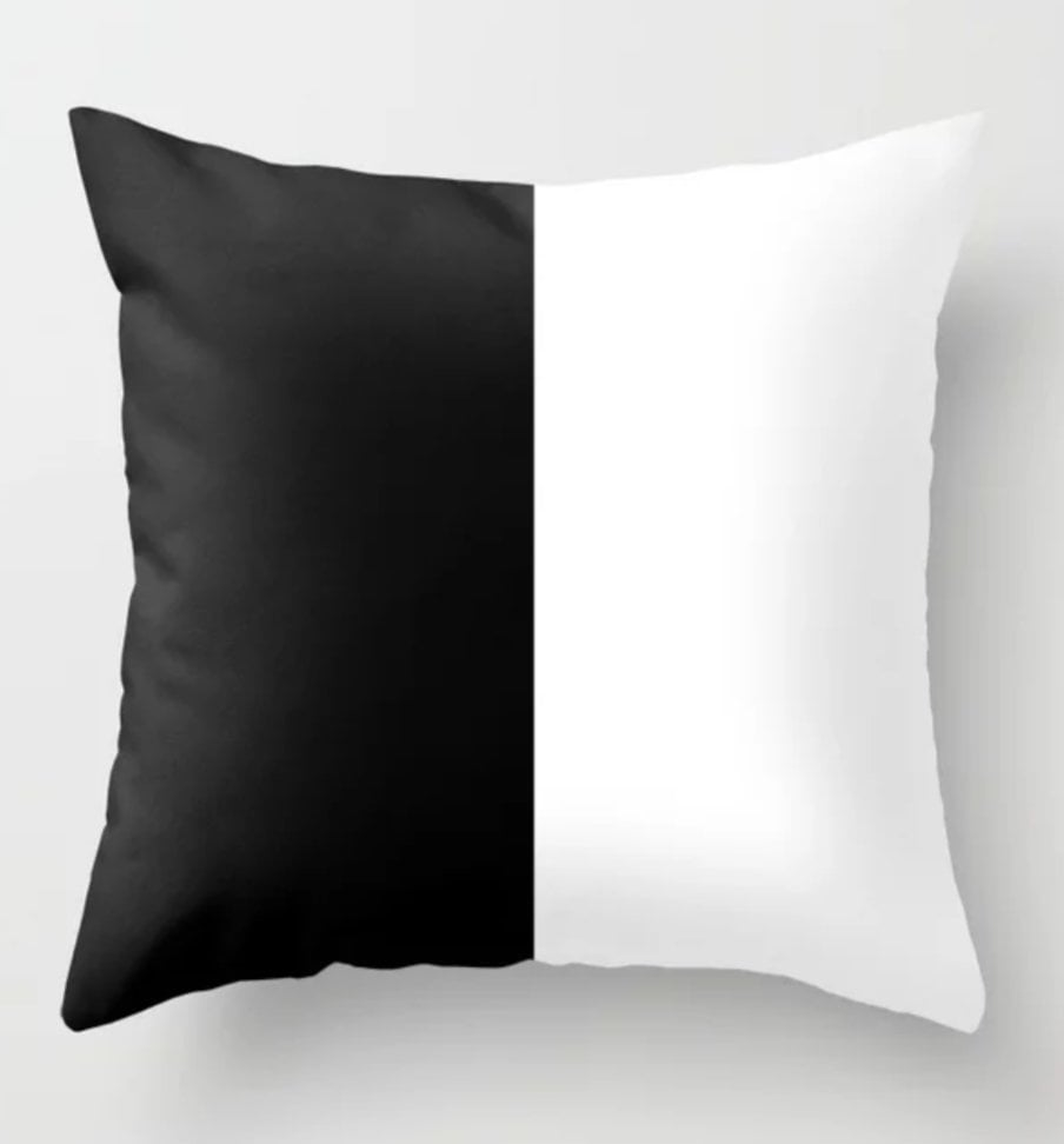 Black & White Throw Pillow - Society6