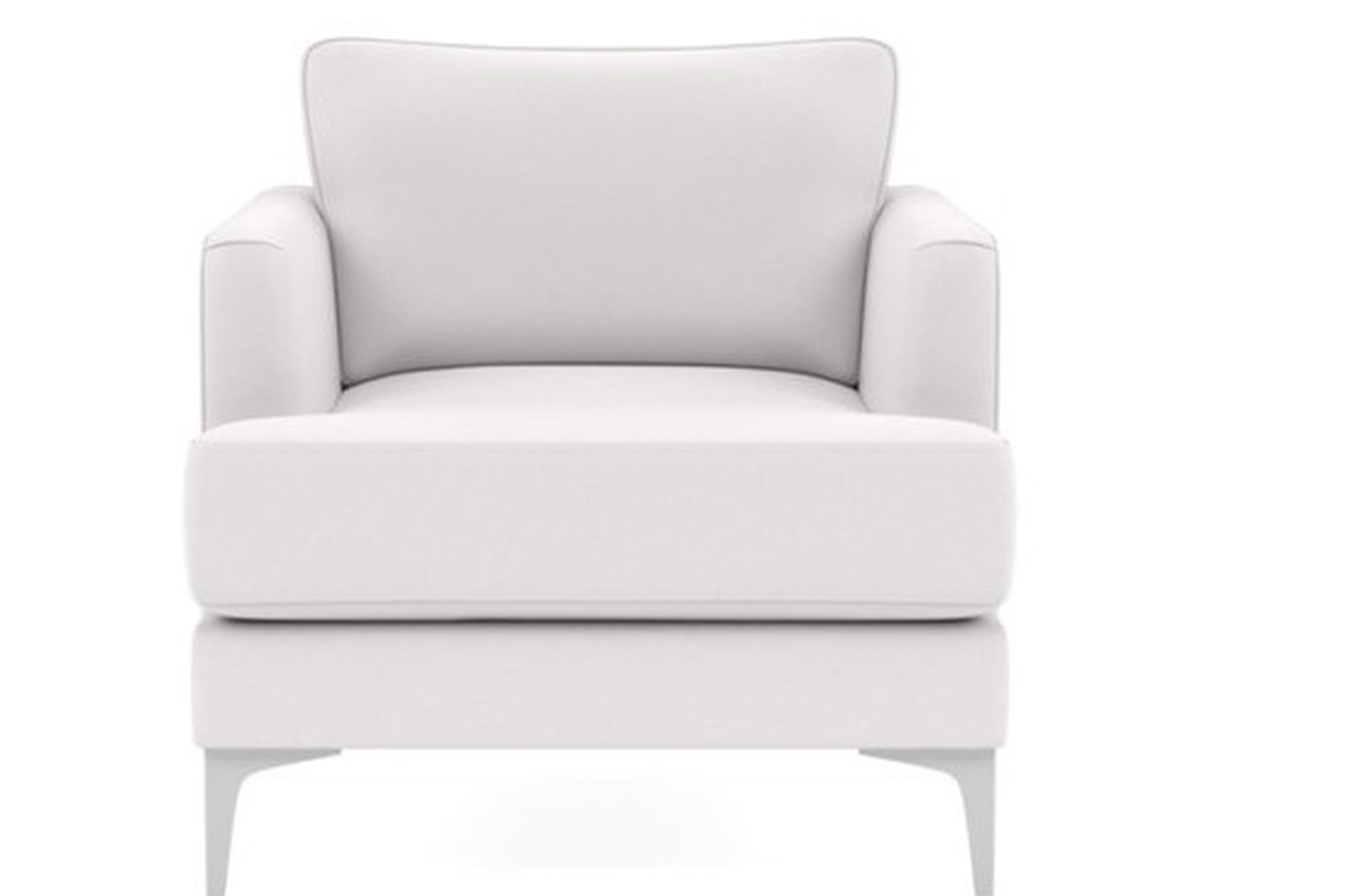 WINSLOW Petite Chair, Pearl Performance Basket Weave - Interior Define