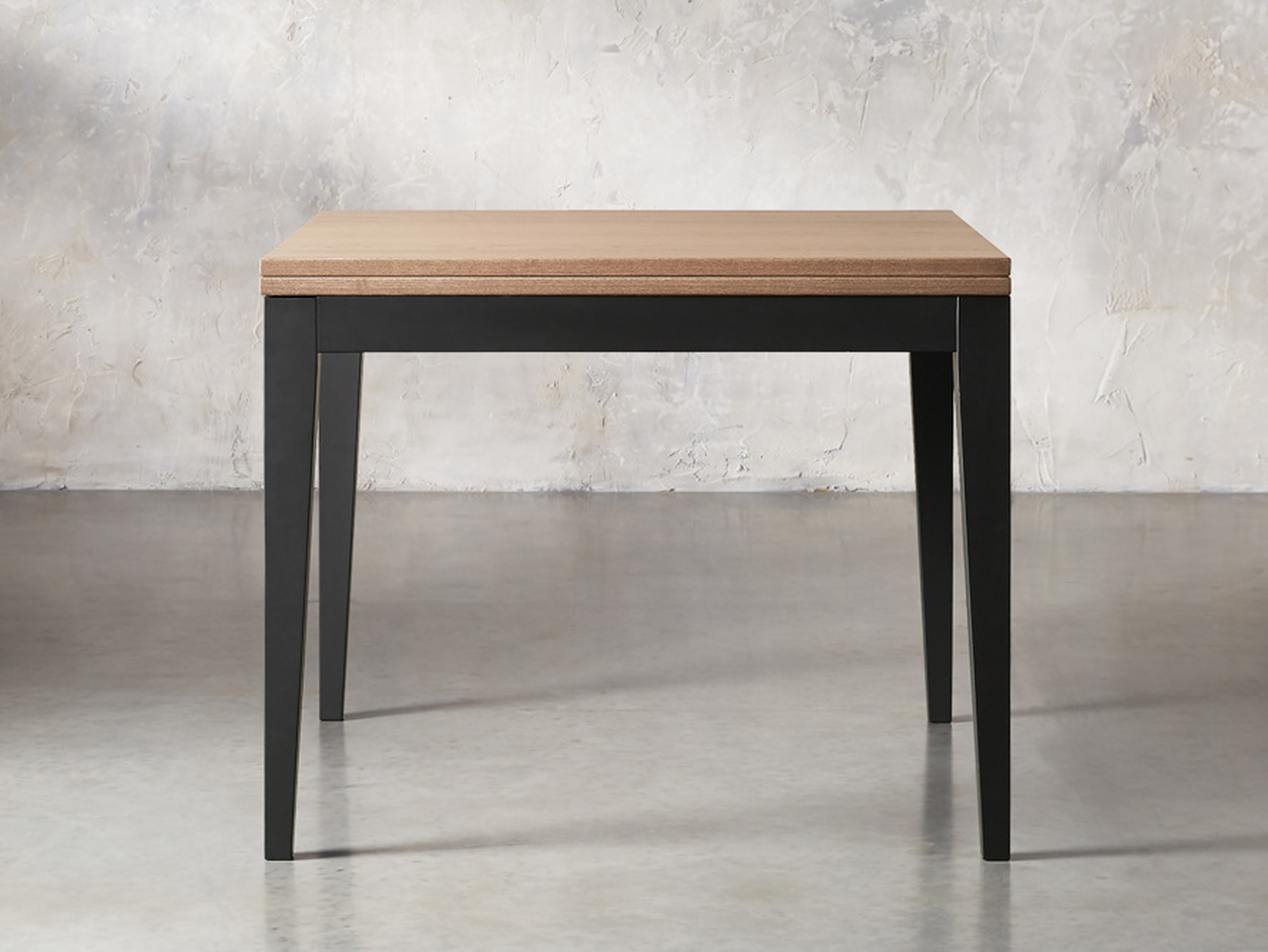 rho 39" square flip-top dining table - Arhaus