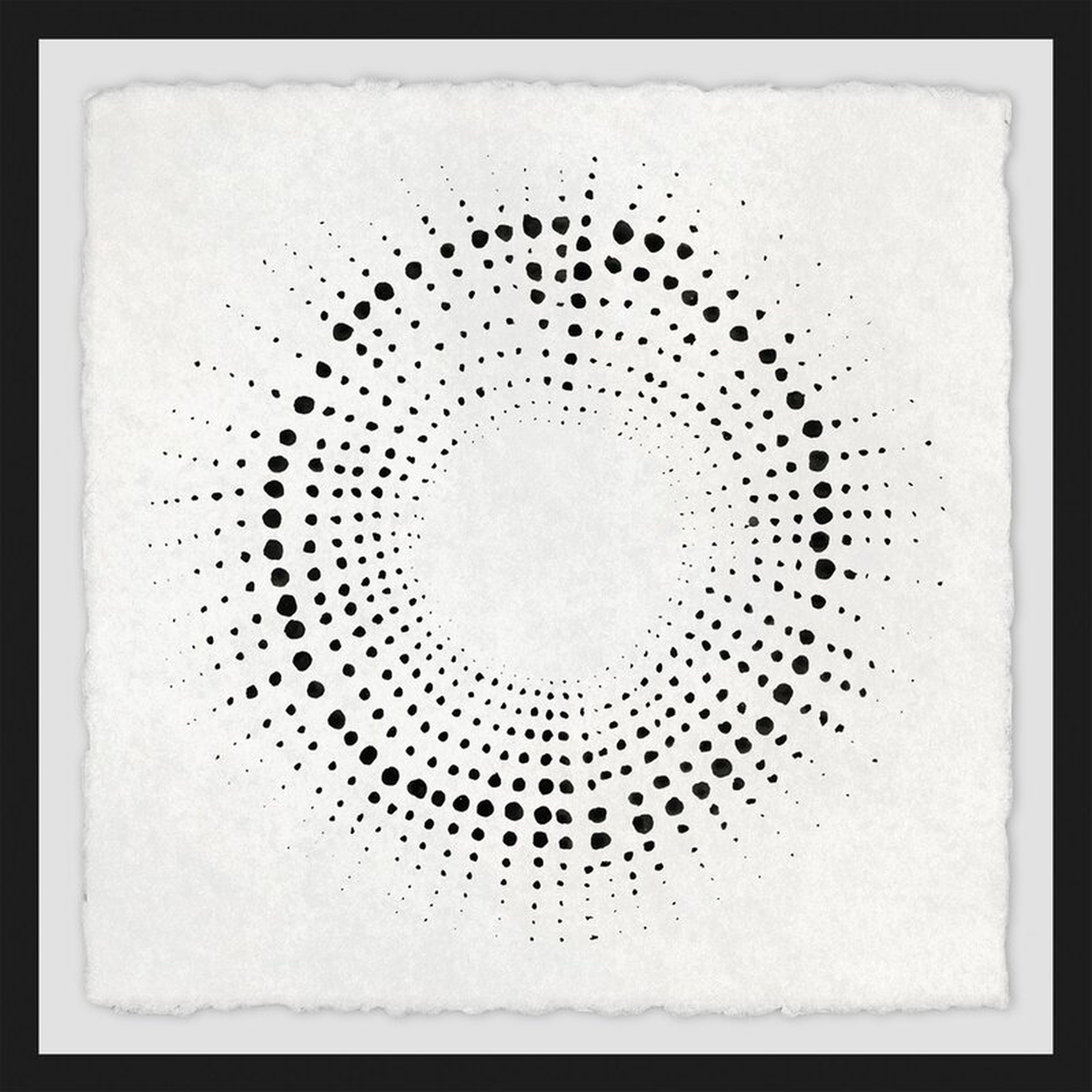 Spherical Dots by Julia Balfour - Picture Frame Print // 12" X 12" - Wayfair