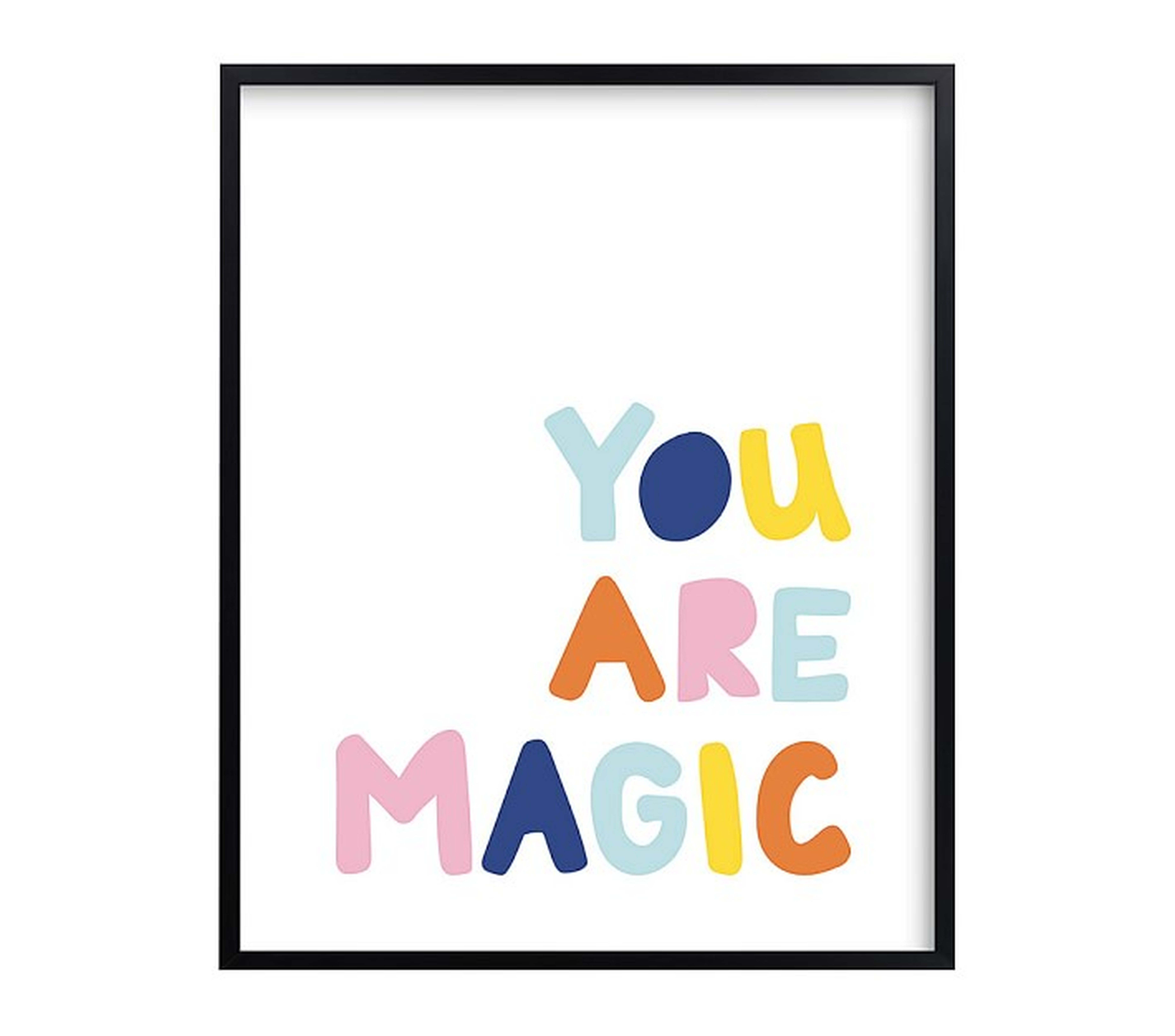 west elm x pbk You Are Magic Wall Art by Minted(R), 16x20 - Pottery Barn Kids