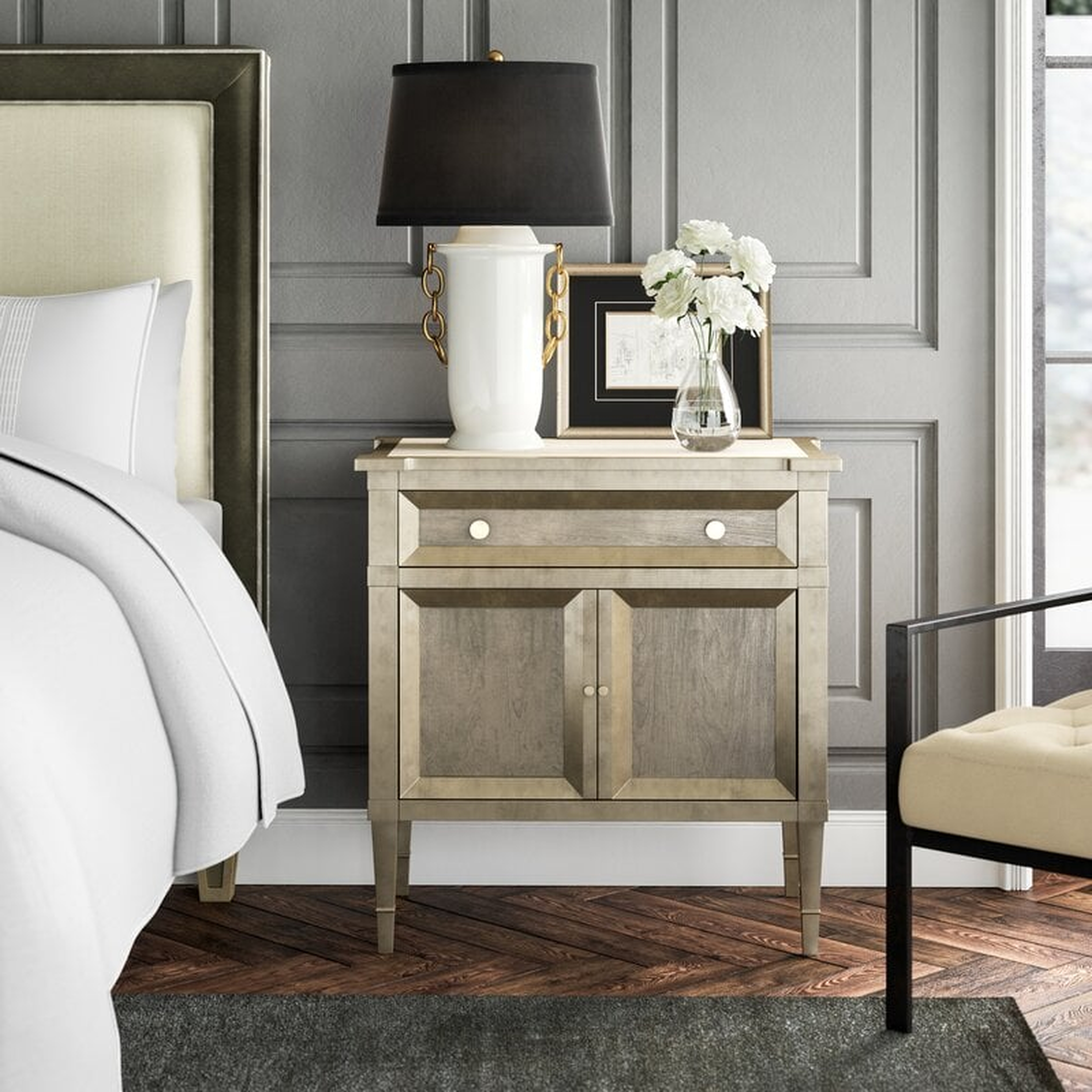 Caracole Classic Buona Notte 1 - Drawer Nightstand - Perigold