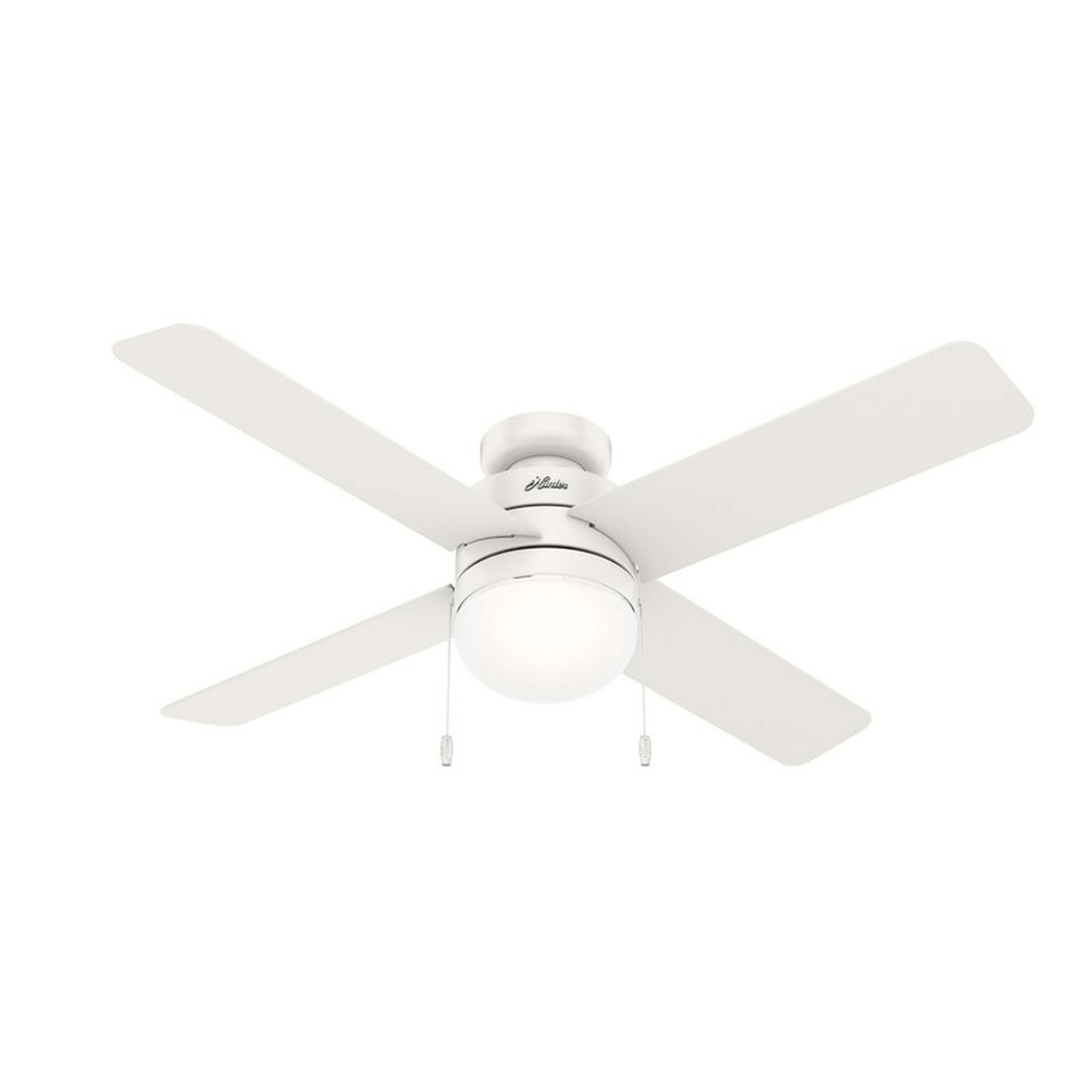 52'' Timpani 4 - Blade Standard Ceiling Fan with Pull Chain and Light Kit Included  52'' Timpani 4 - Blade Standard Ceiling Fan with Pull Chain and Light Kit Included - Wayfair