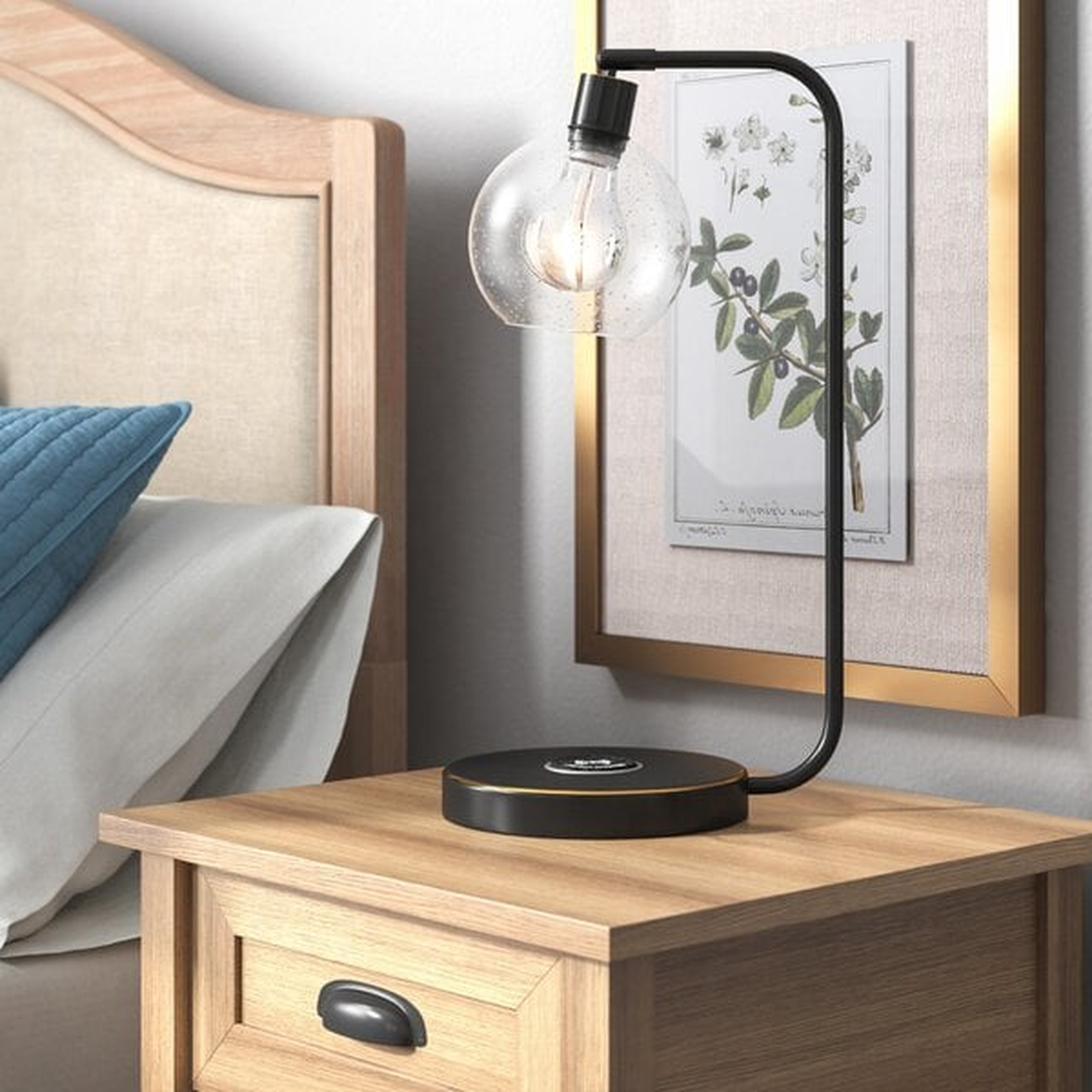 Kaidence 20.5" Desk Lamp with Wireless Charger - Wayfair