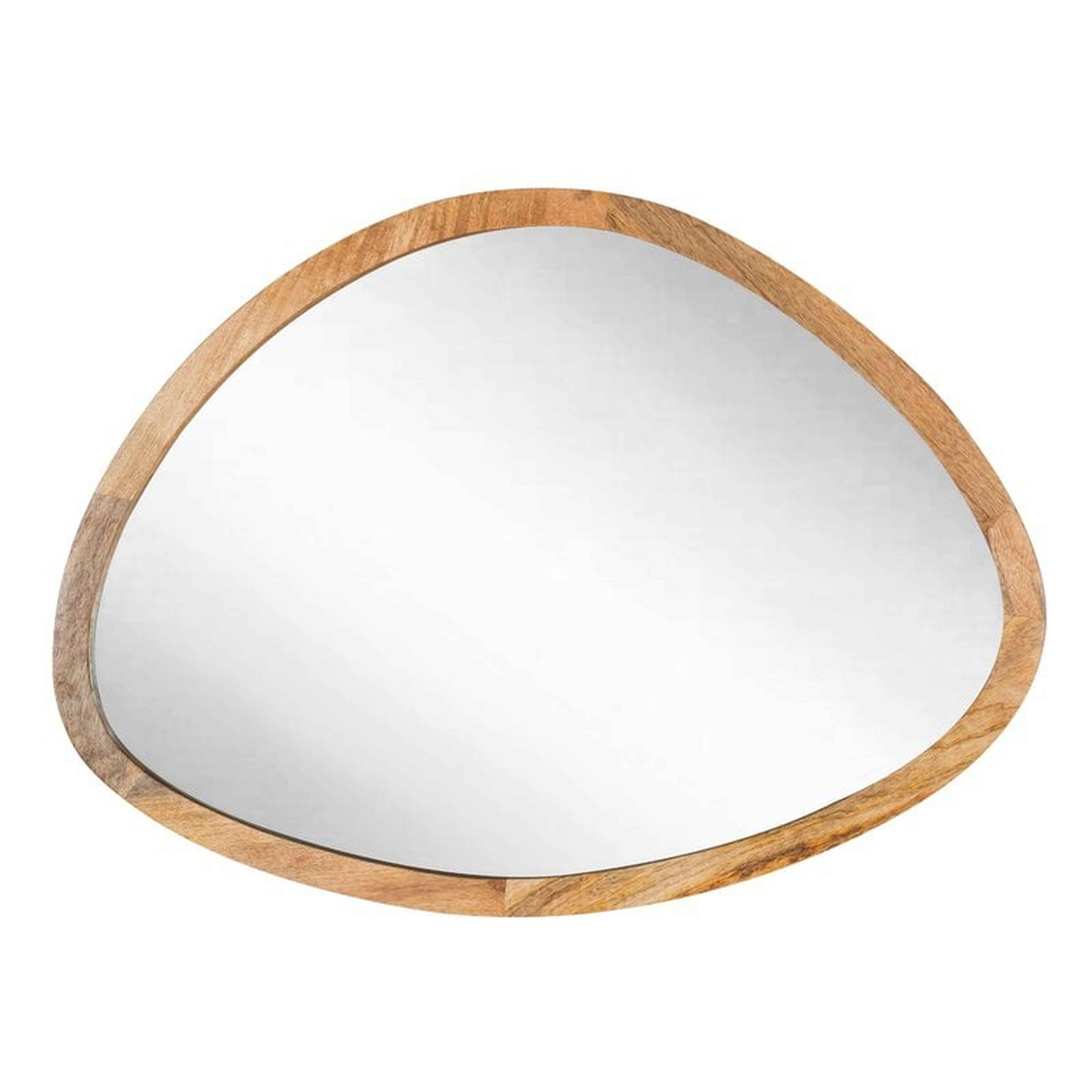 Desborough Irregular Wood Wall Mirror - Wayfair
