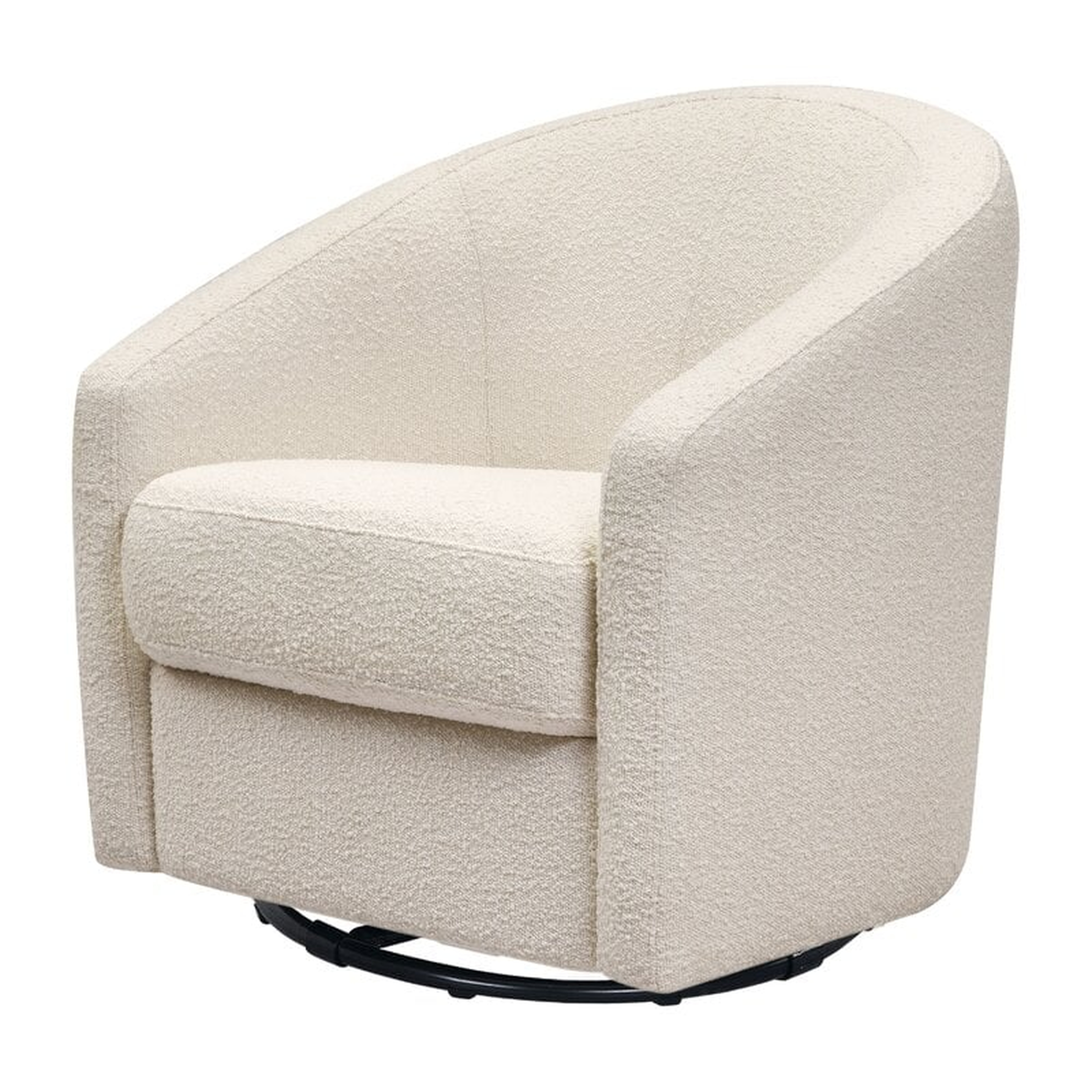 Madison Swivel Glider Upholstery Color: Ivory Boucle - Perigold