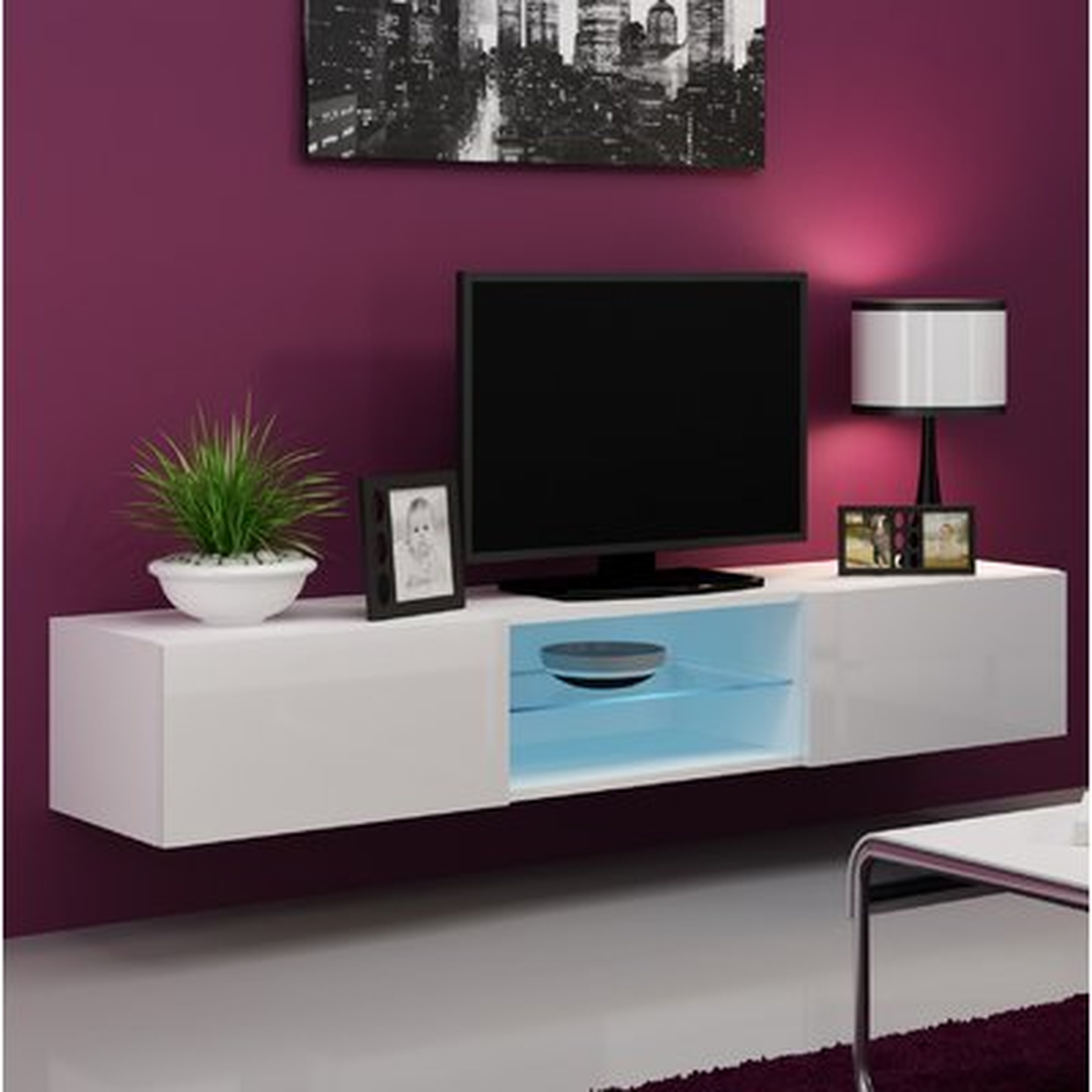 Jaggers Floating TV Stand for TVs up to 78 inches - Wayfair