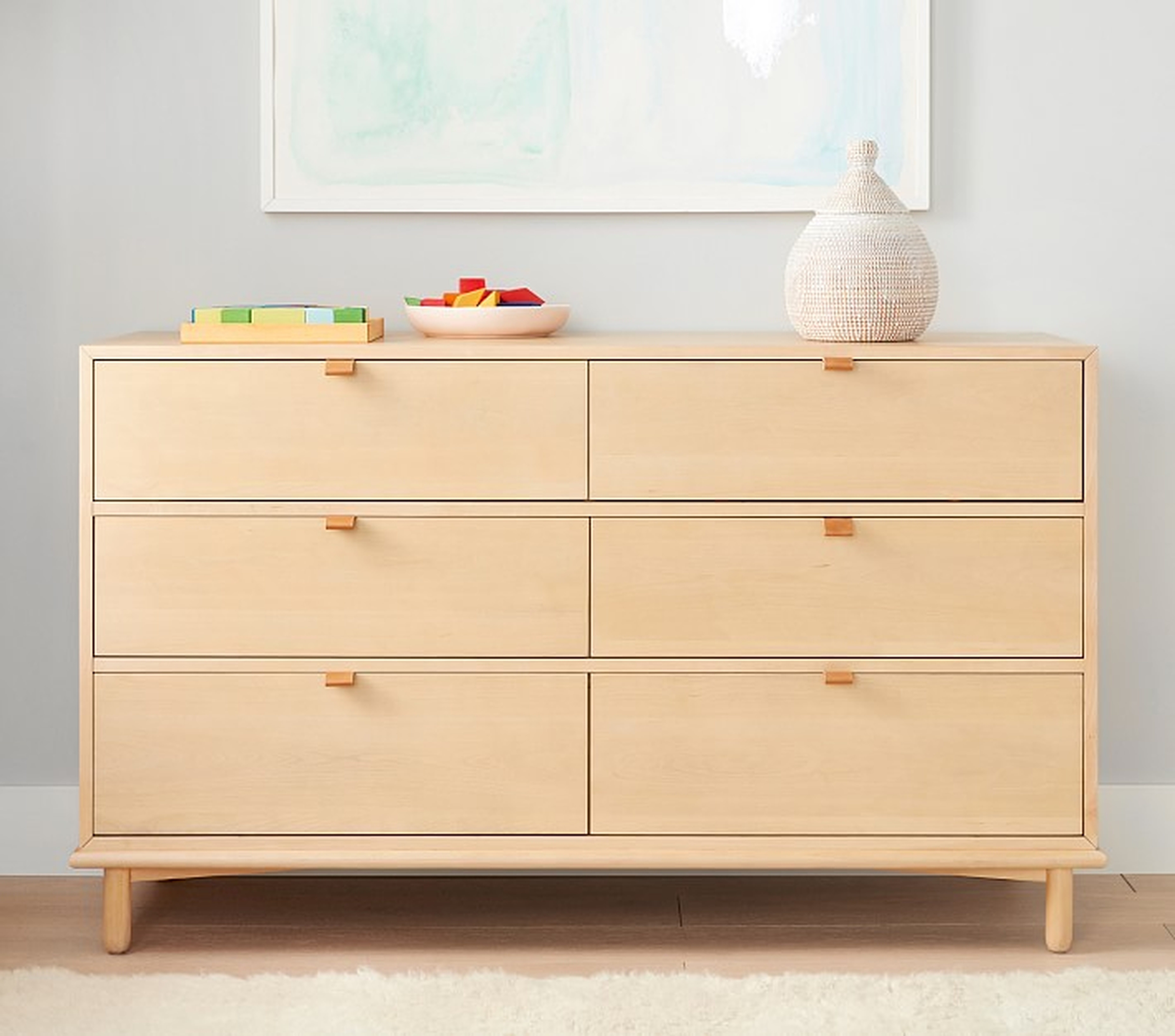 Nash Extra Wide Dresser, Natural, In-Home - Pottery Barn Kids