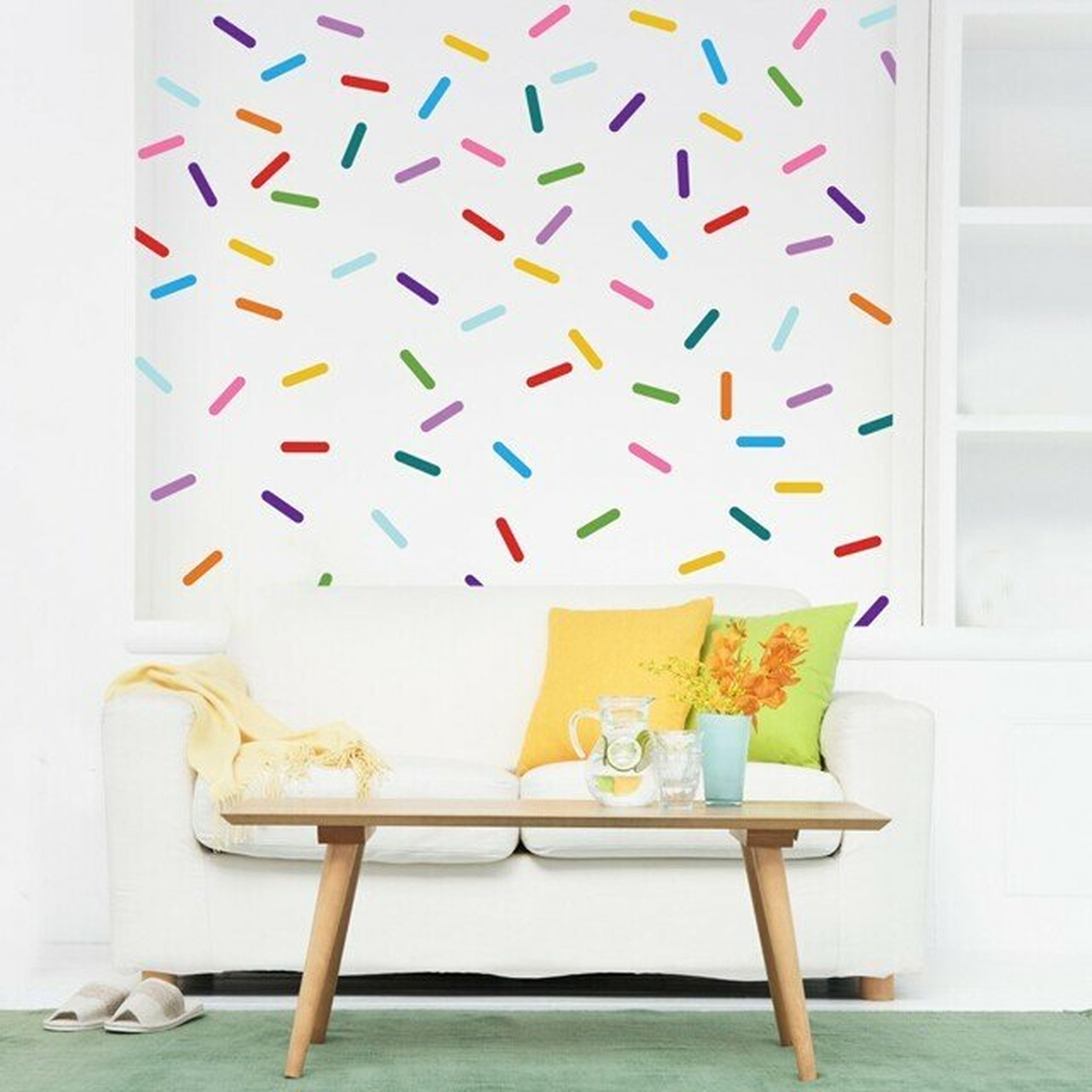 Confetti Sprinkle Pack Wall Decal (Set of 300) - Wayfair