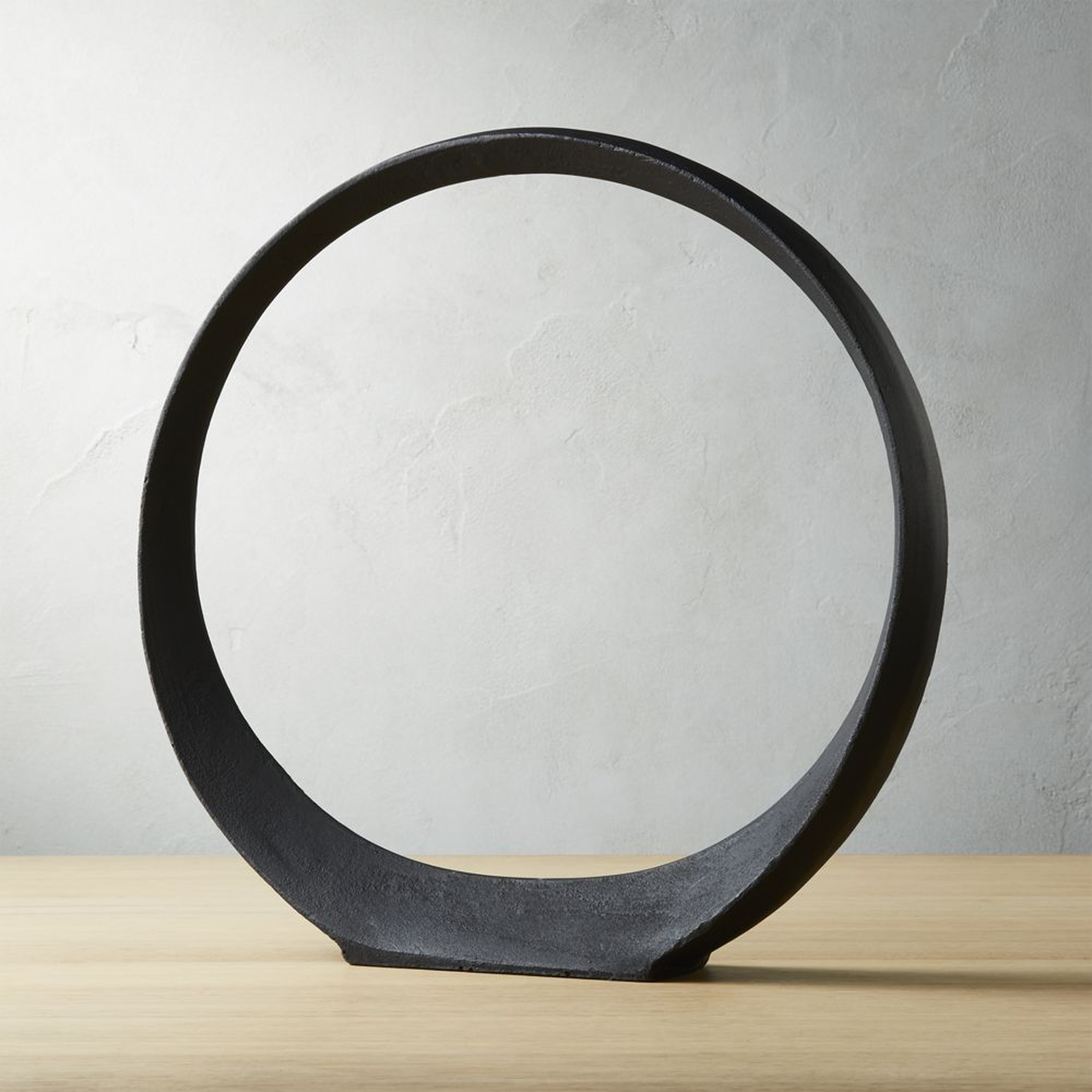 Large Metal Ring Sculpture - CB2