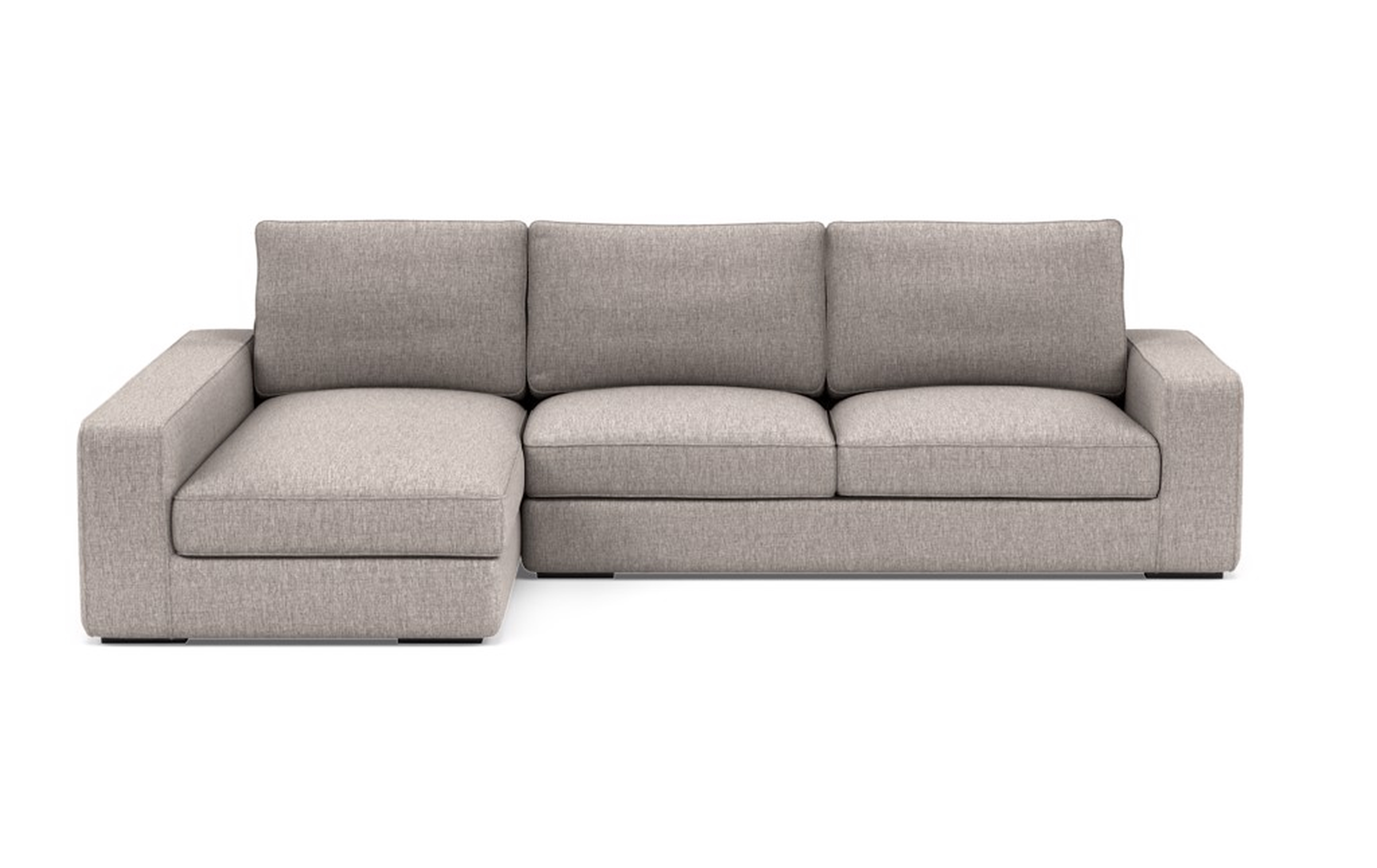AINSLEY Sectional Sofa with left Chaise - Earth - Interior Define