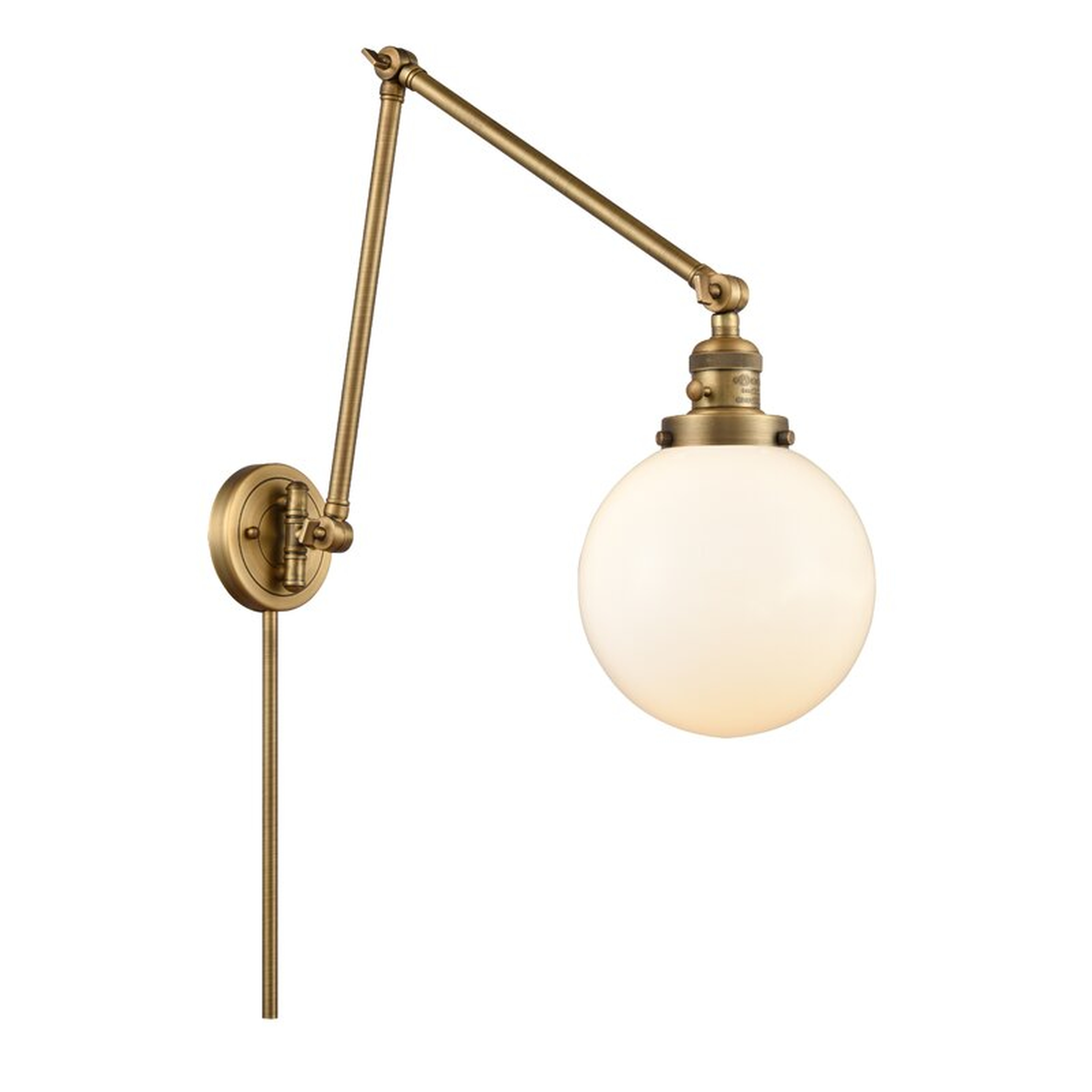 Chippewa 1 - Light Dimmable Plug-In Swing Arm - Wayfair