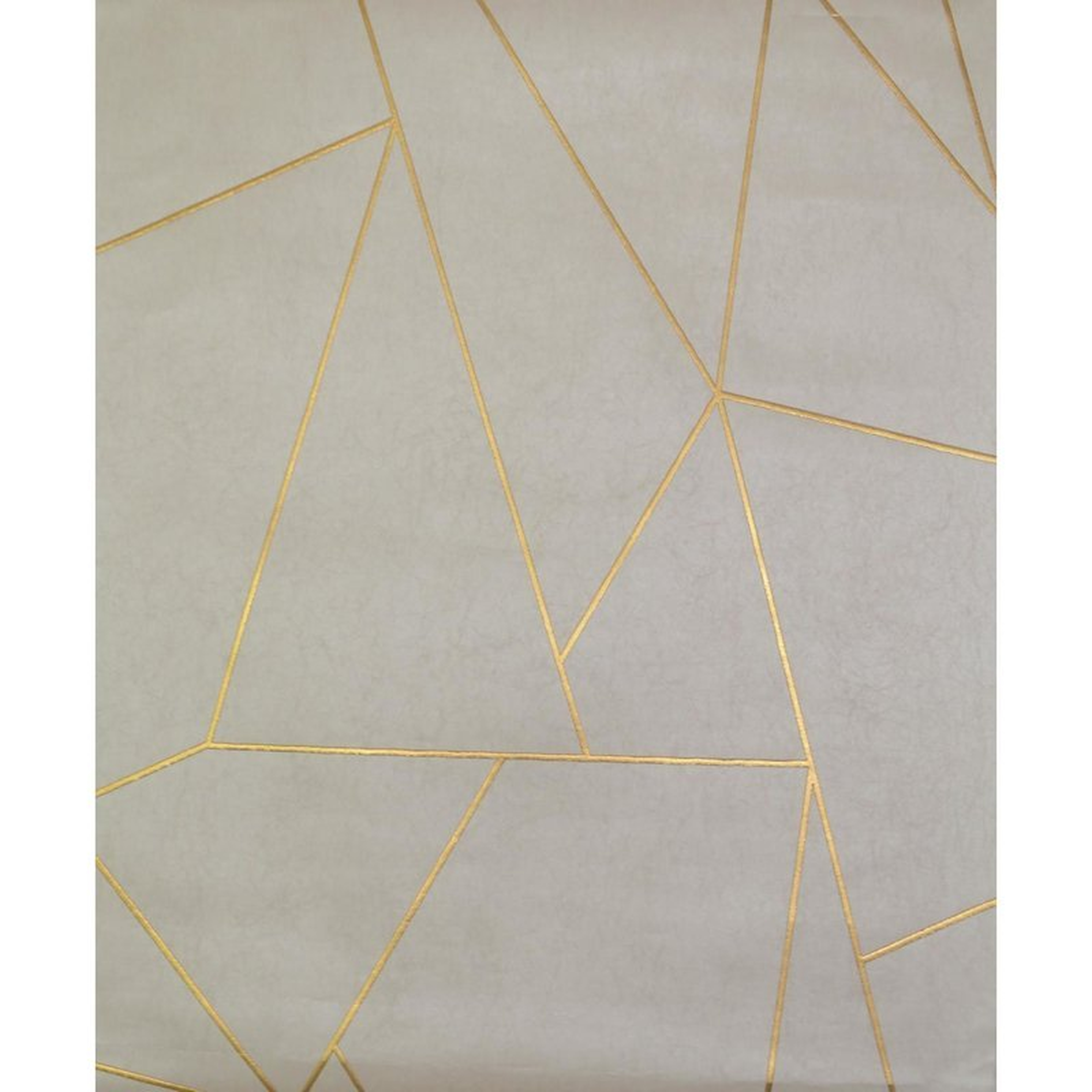 Nazca 32.8' L x 20.8" W Metallic/Foiled Wallpaper (3 ROLLS) - Wayfair