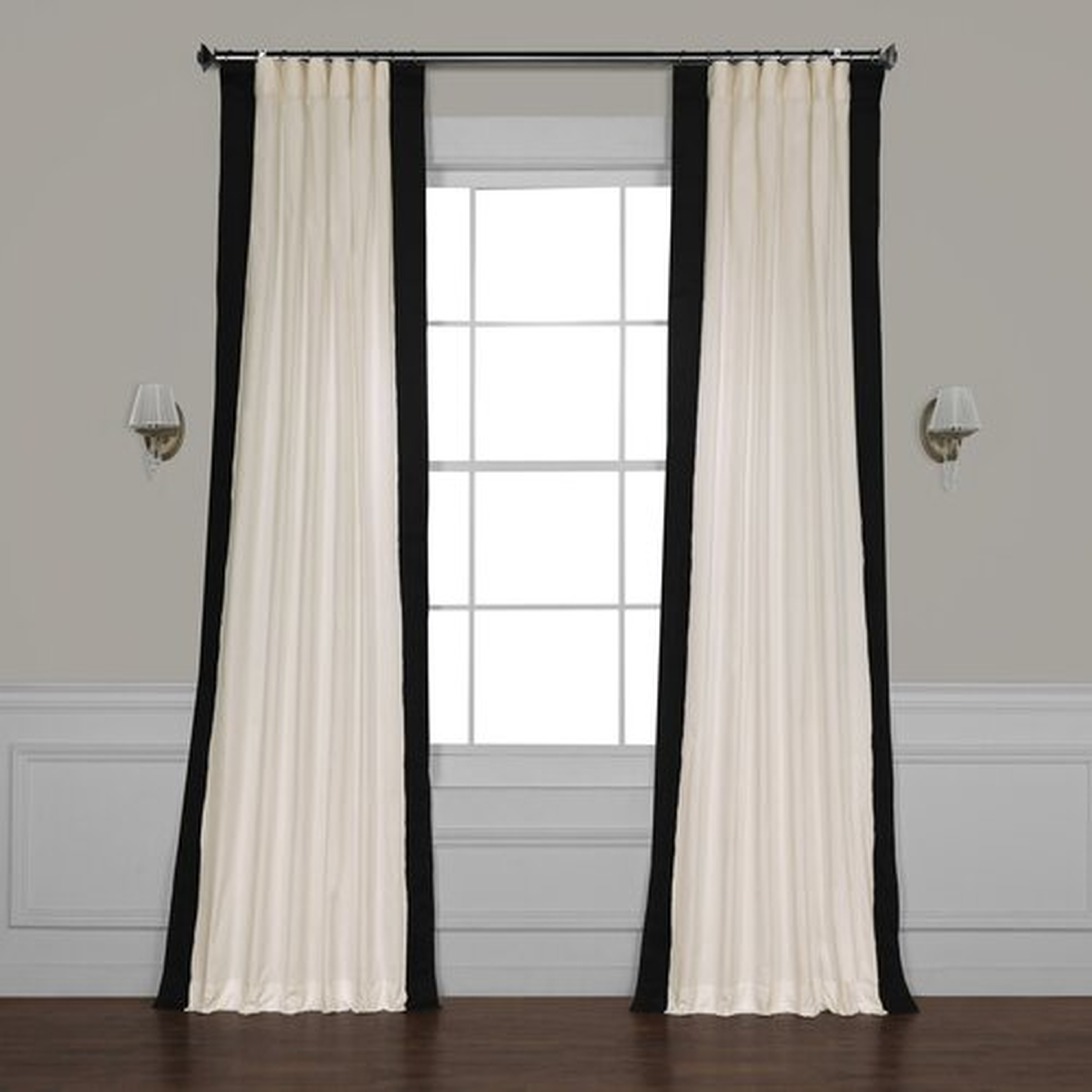 Winsor Semi-Sheer Rod Pocket Single Curtain Panel - Wayfair