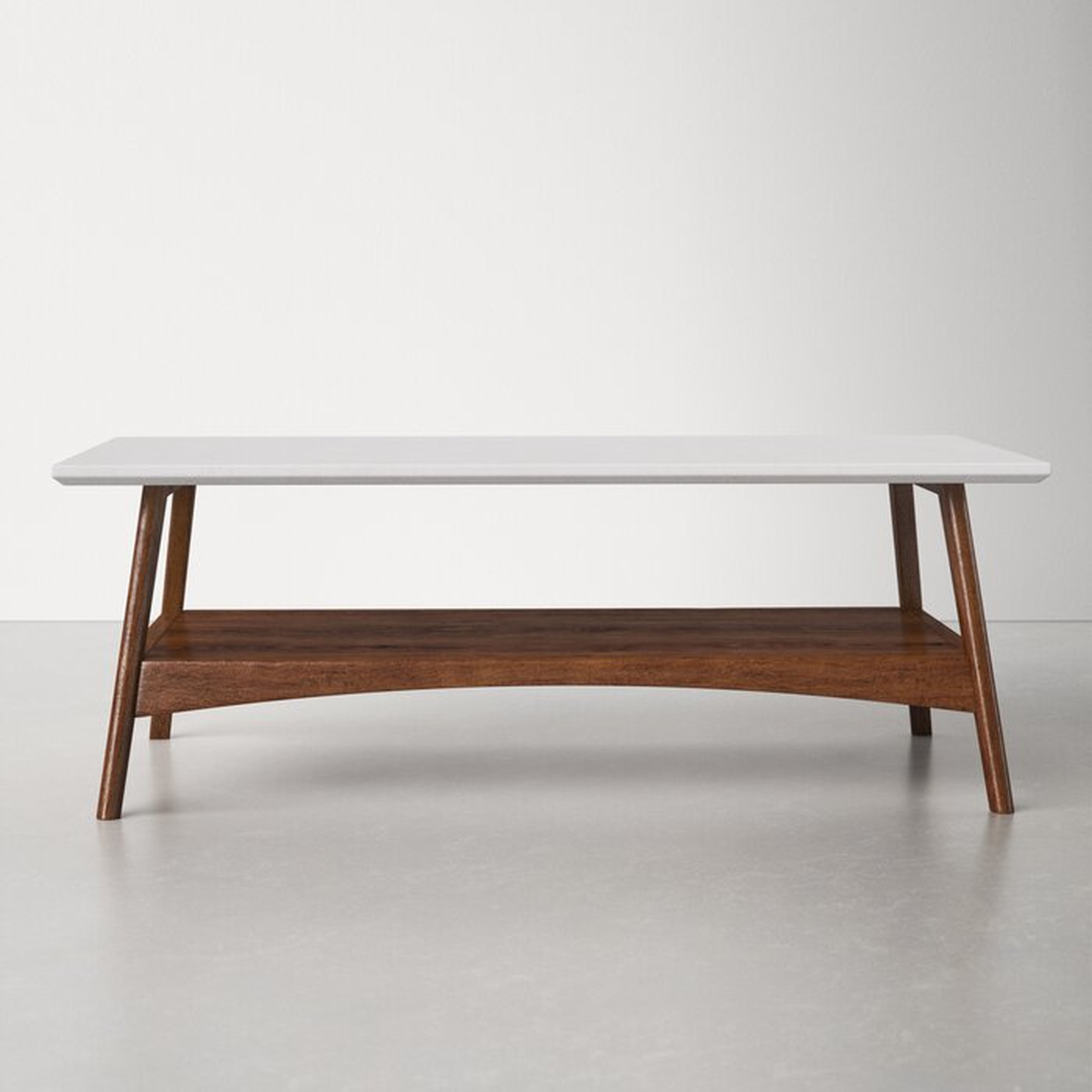 Parker 4 Legs Coffee Table with Storage - AllModern