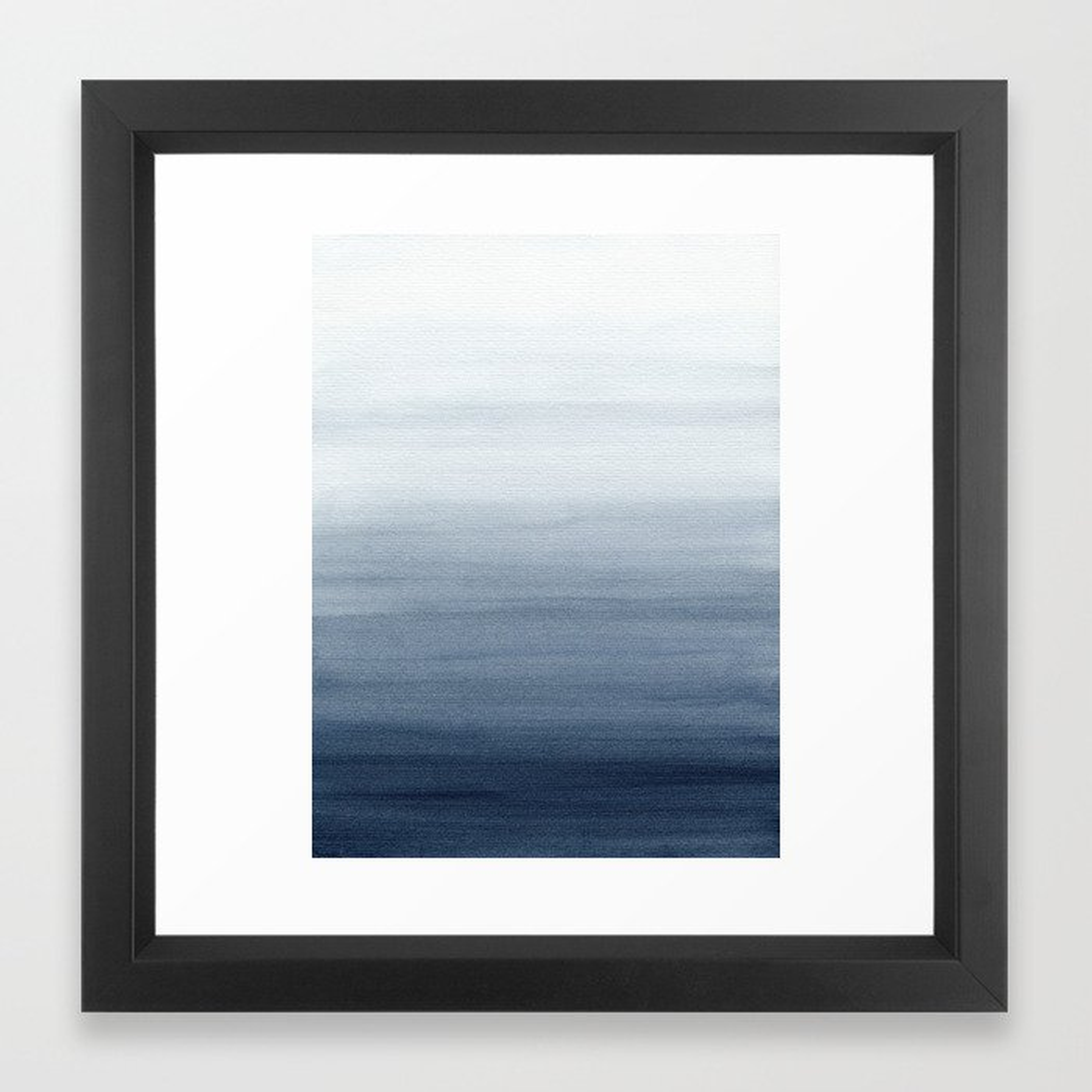 Ocean Watercolor Painting No.2 Framed Art Print - Society6
