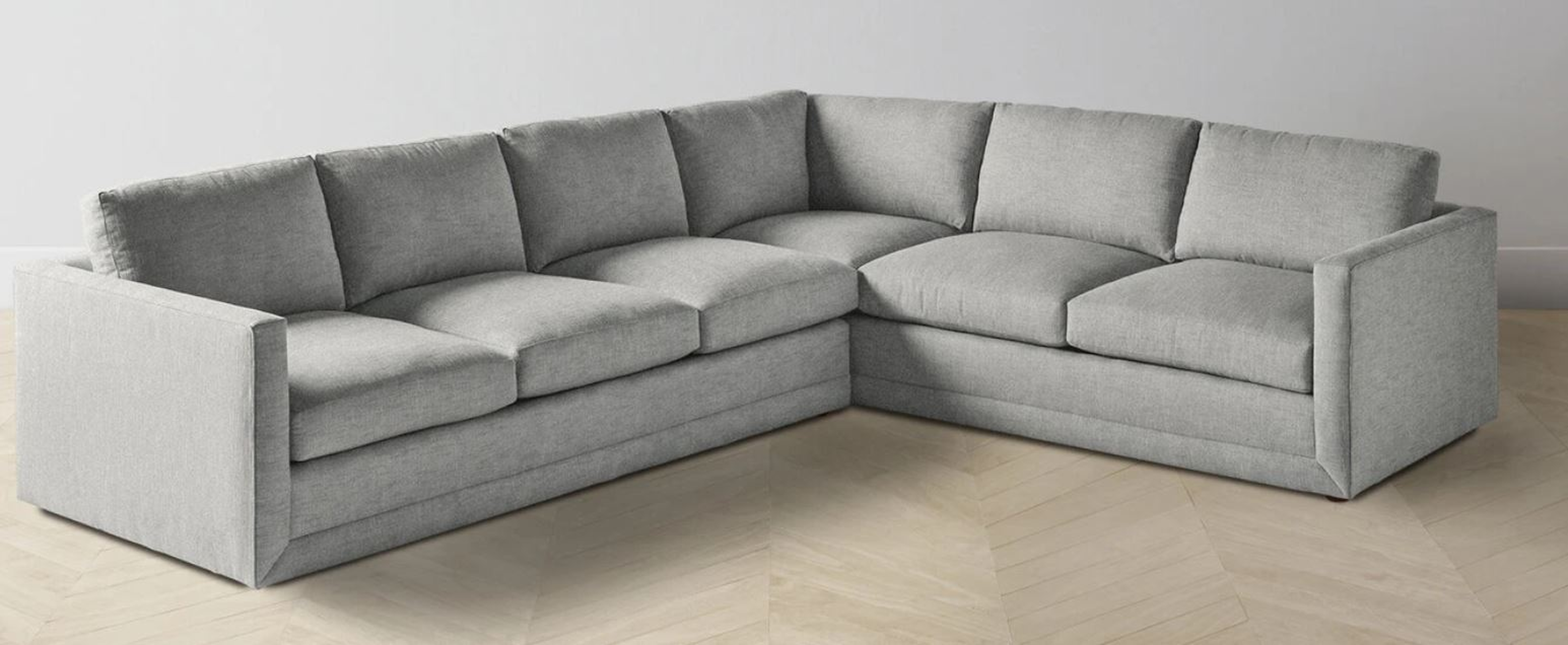 The Warren - Sectional - 105",  MINERAL - Maiden Home
