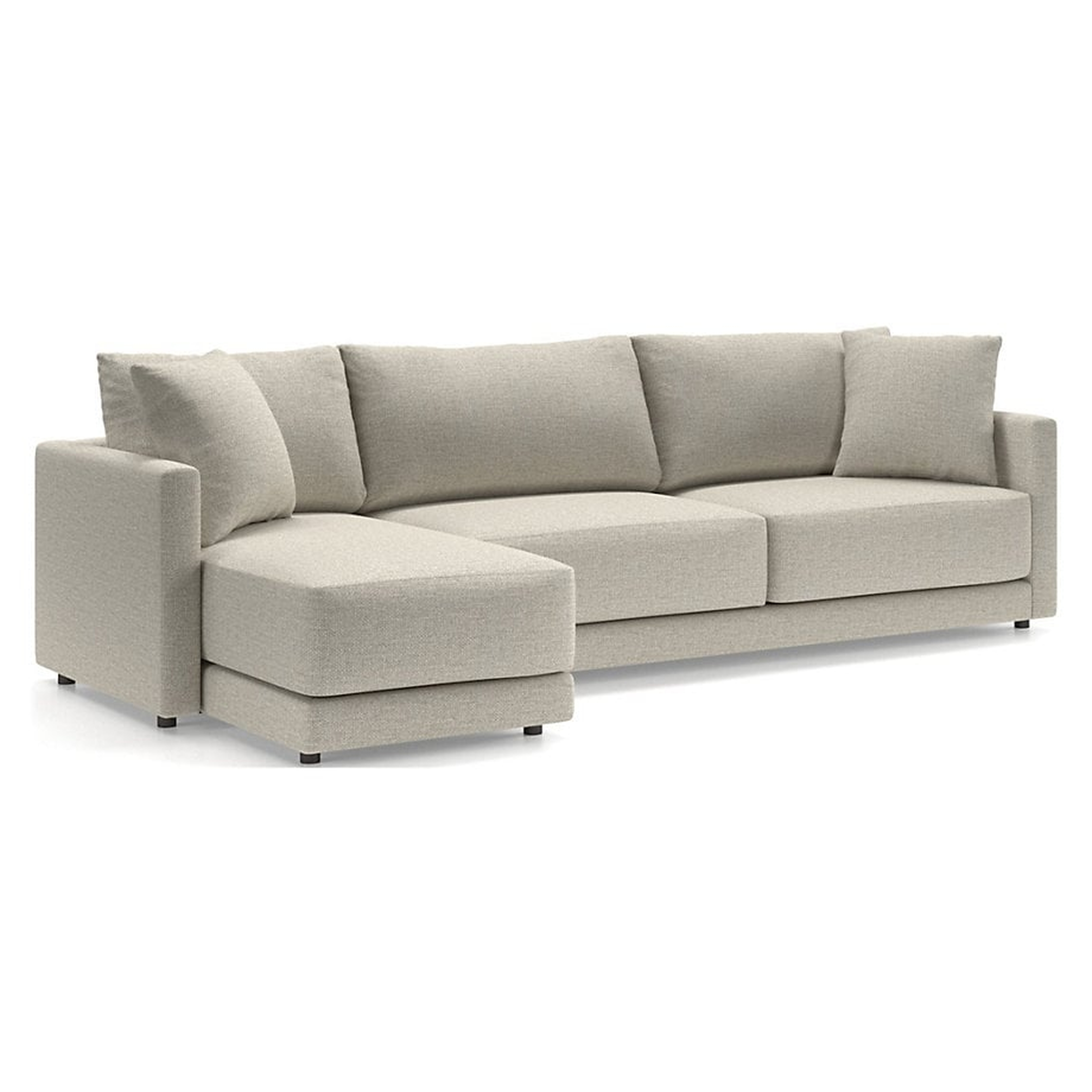 Gather 2-Piece Sectional Sofa - Crate and Barrel