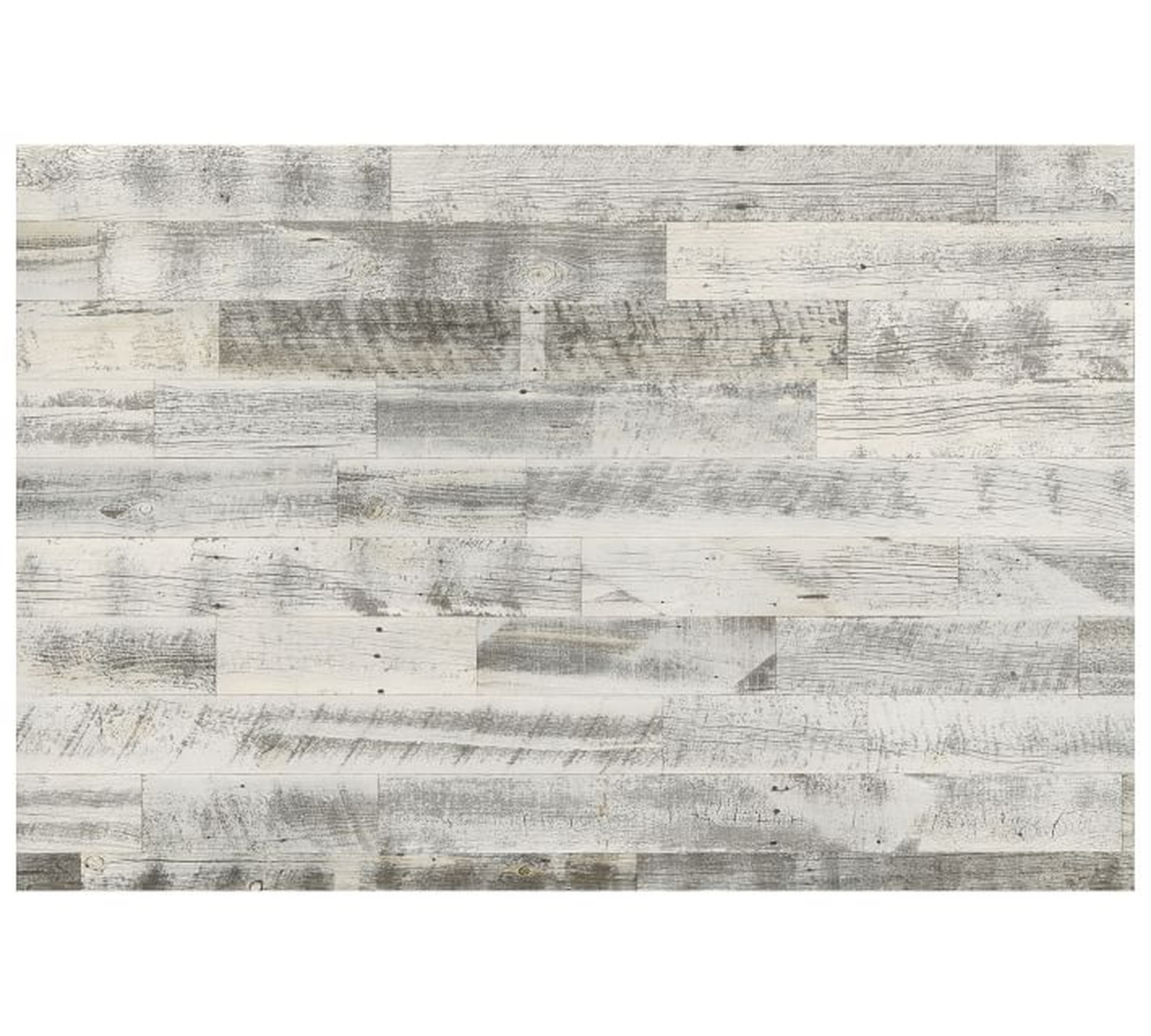 Stikwood Peel & Stick Wood Panels - White Reclaimed Weathered - Pottery Barn