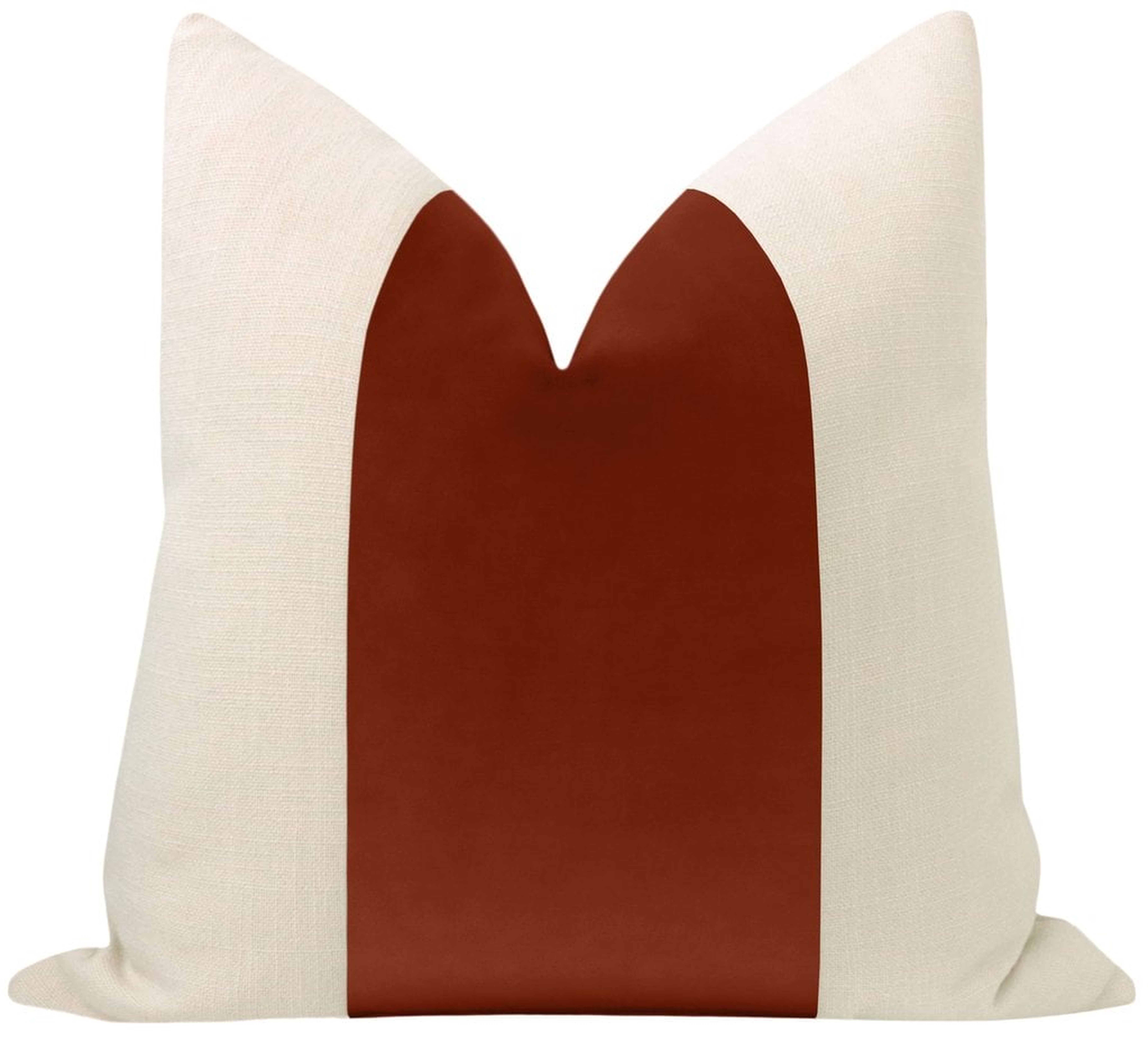 PANEL :: SIGNATURE VELVET // COGNAC - 20" X 20" - Little Design Company